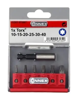 Connex Schraubeinsatz-Sortiment TX Sortiment 7-teilig