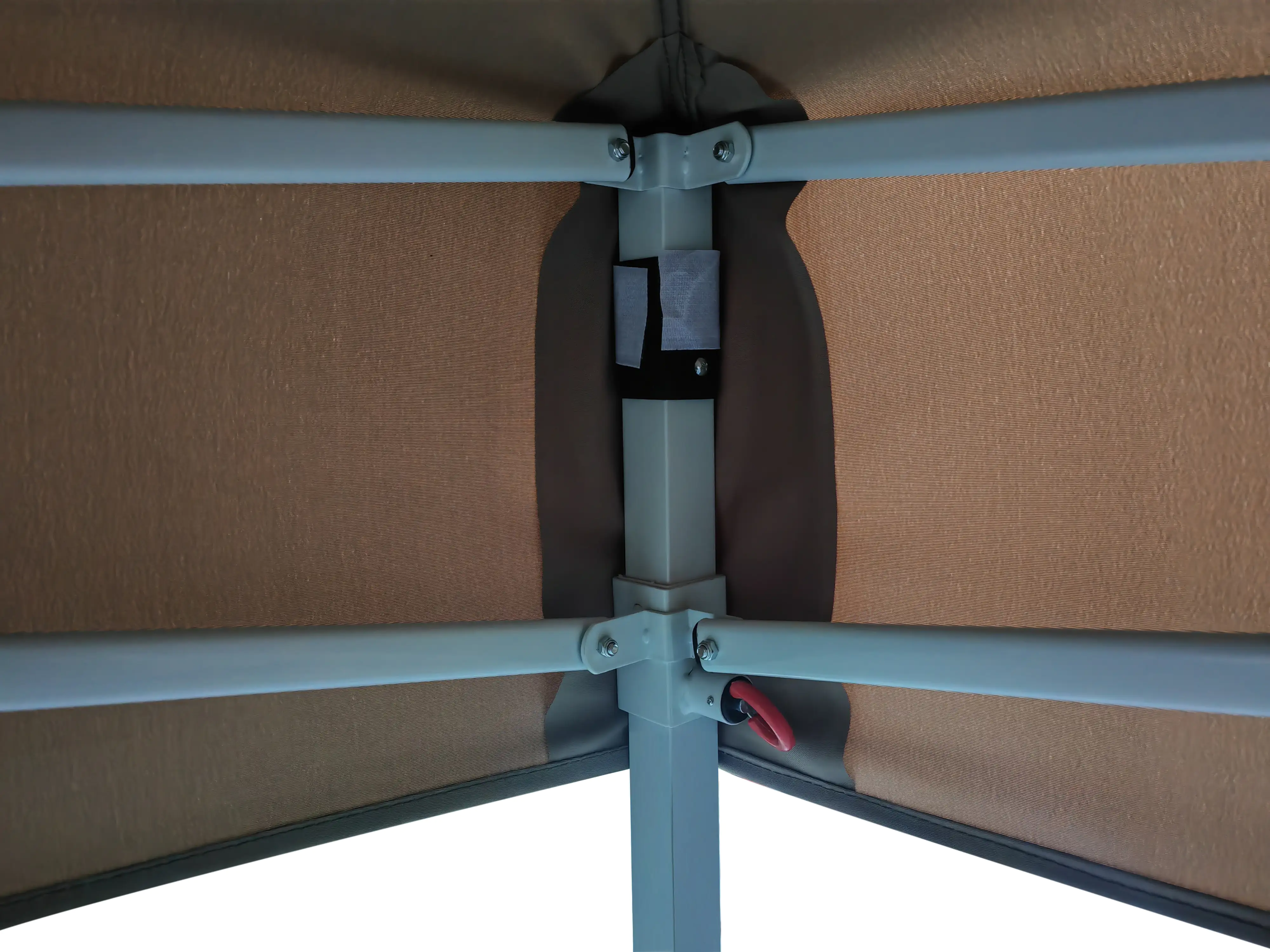 TrendLine Faltpavillon taupe, 295 x 295 cm