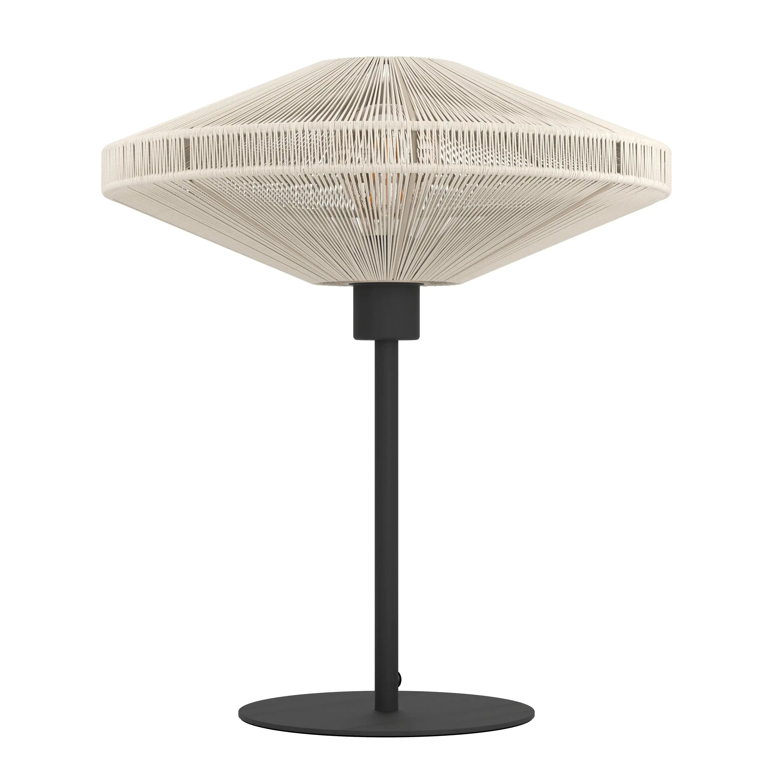 Eglo Tischlampe Midsumer 44 x 38 cm schwarz/creme