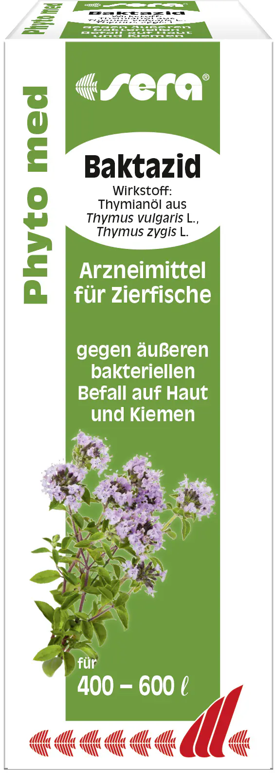 Sera Arzneimittel für Zierfische Phyto med Baktazid 30 ml