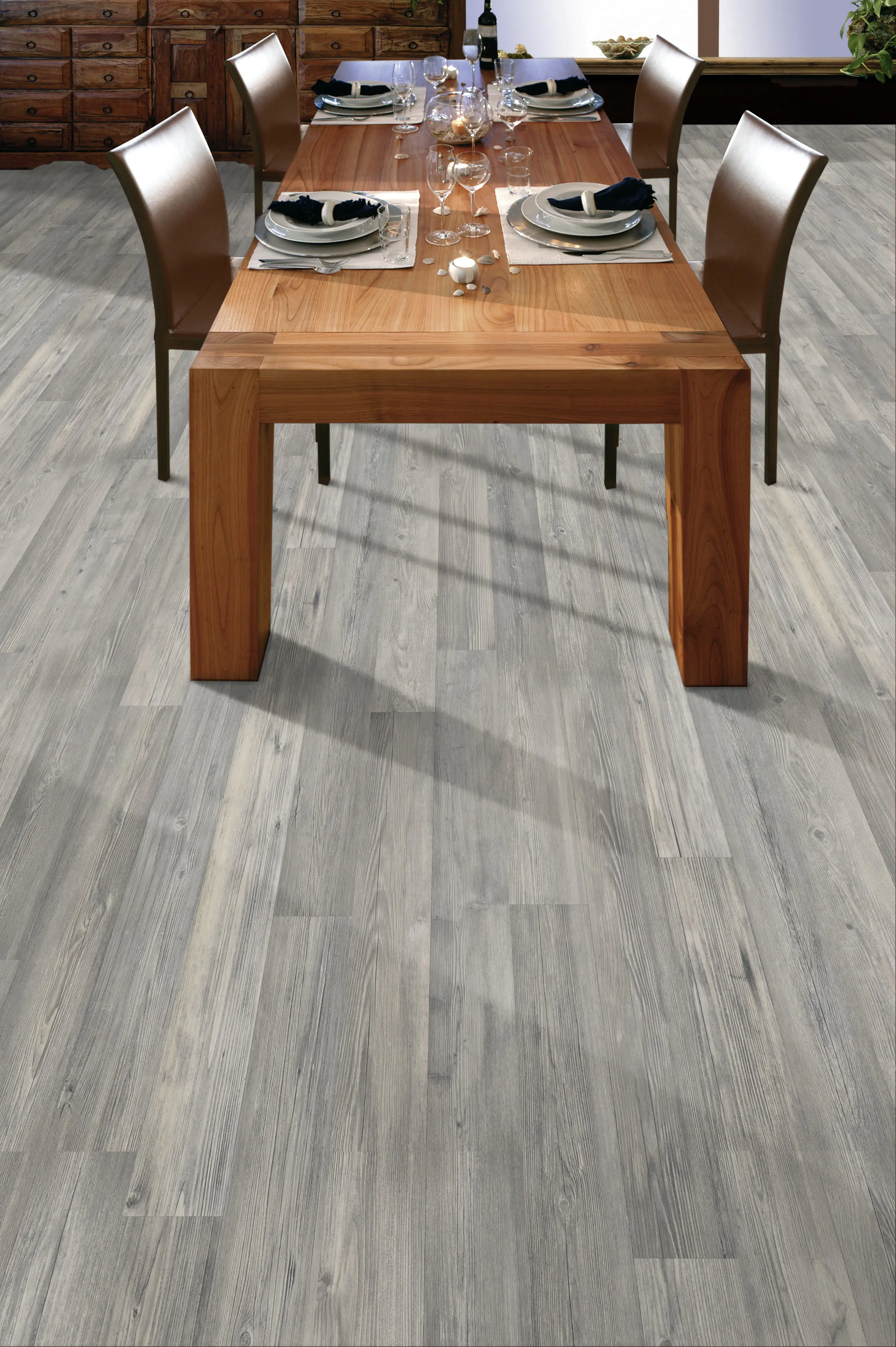 Classen Laminat Edition 7 128,6 x 19,4 cm 7 mm Seekiefer grau 2-Stab