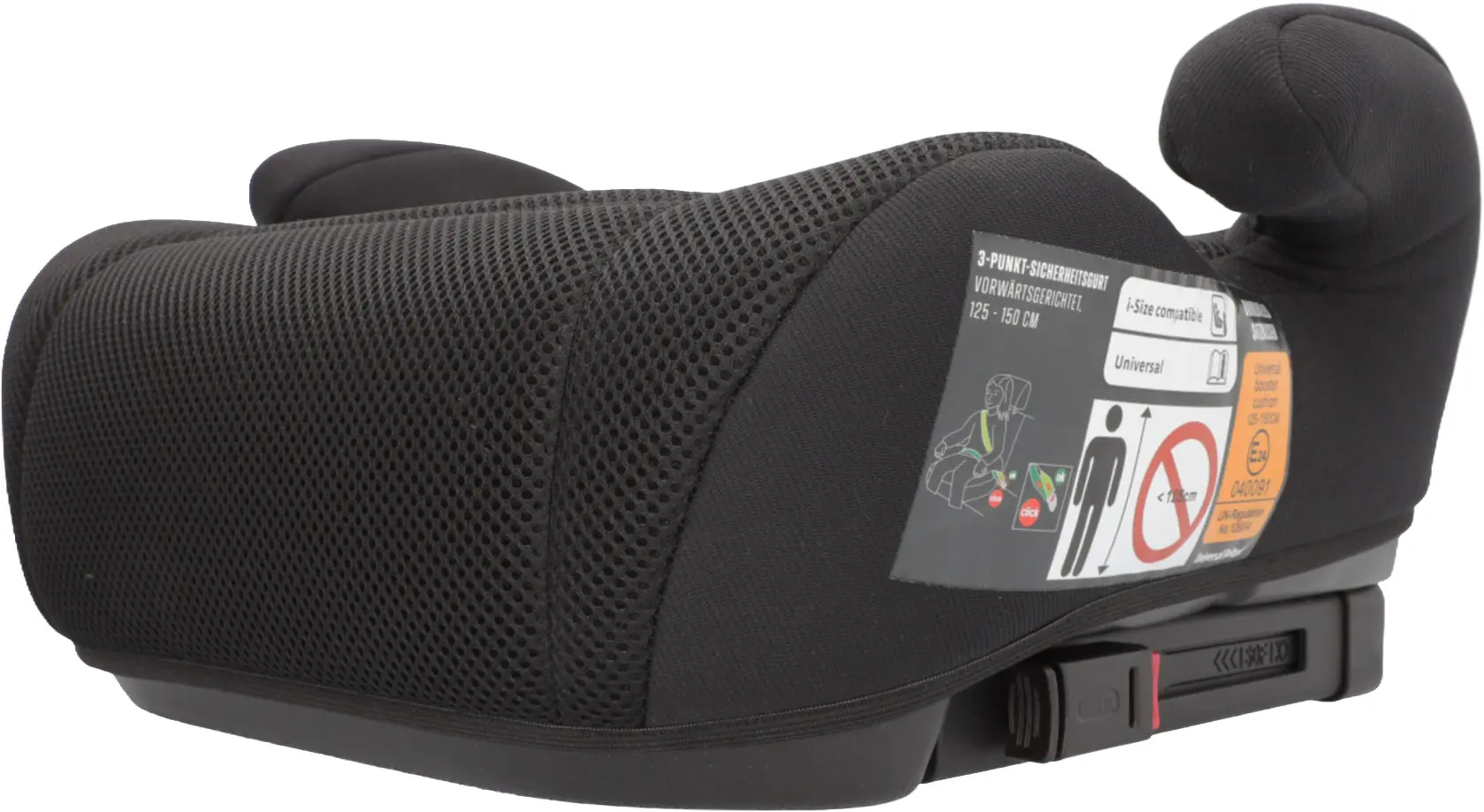 Cartrend Kindersitzerhöhung Cartrend schwarz 15-36 kg