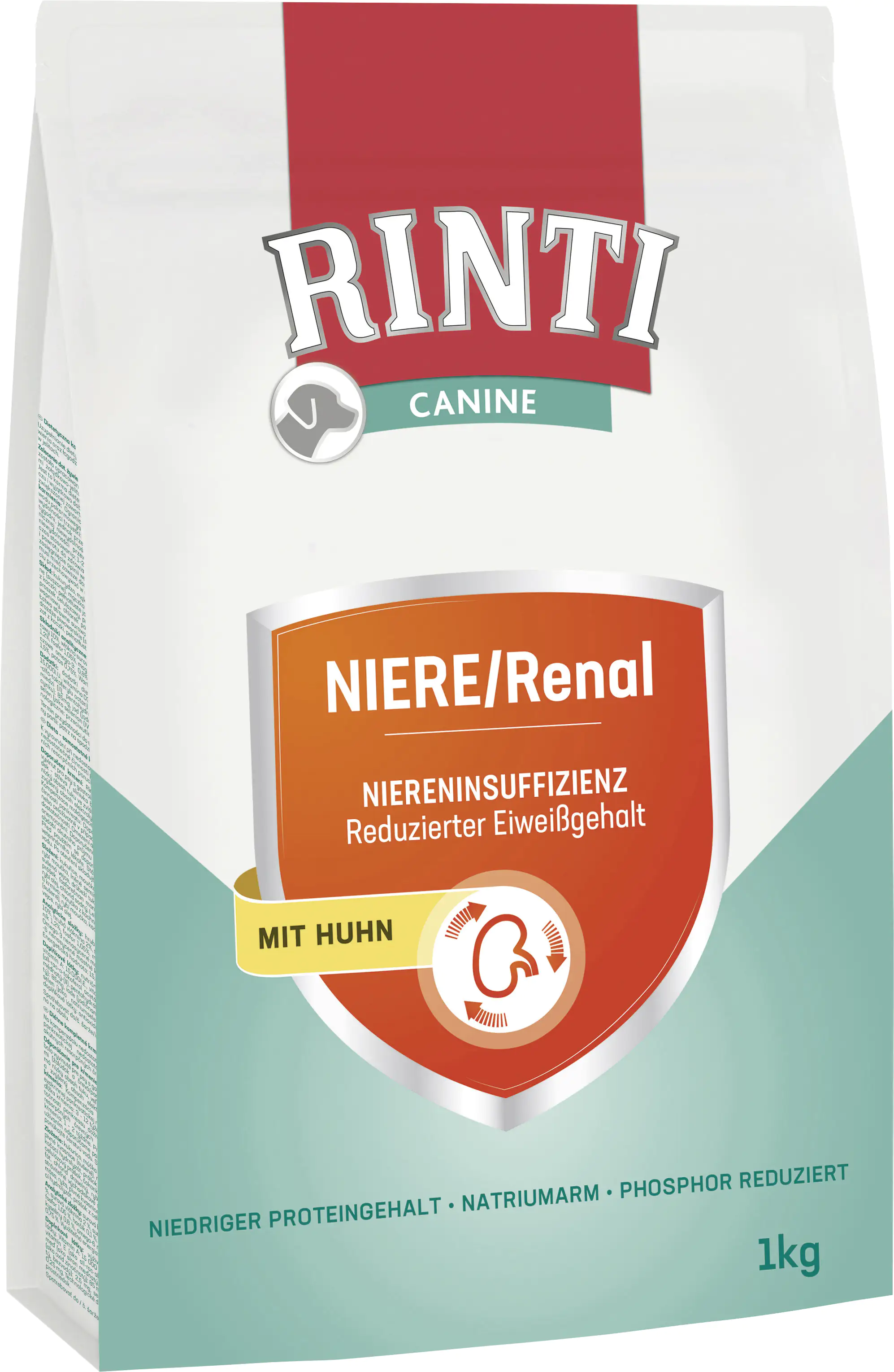 Rinti Canine Hundetrockenfutter Adult Light 1 kg Ente 