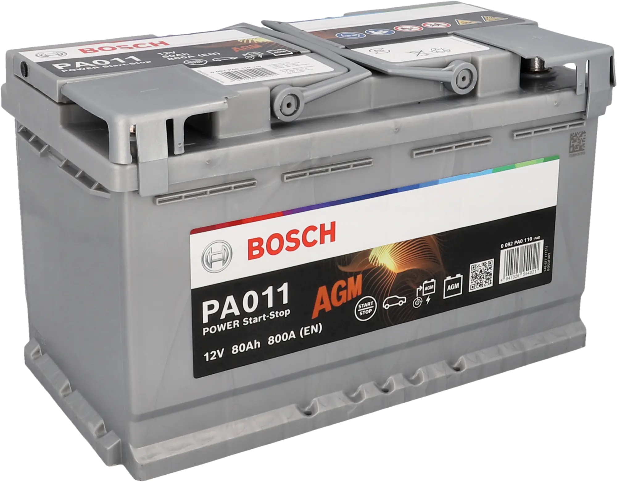Bosch Starterbatterie AGM 80Ah 800A PowerLine