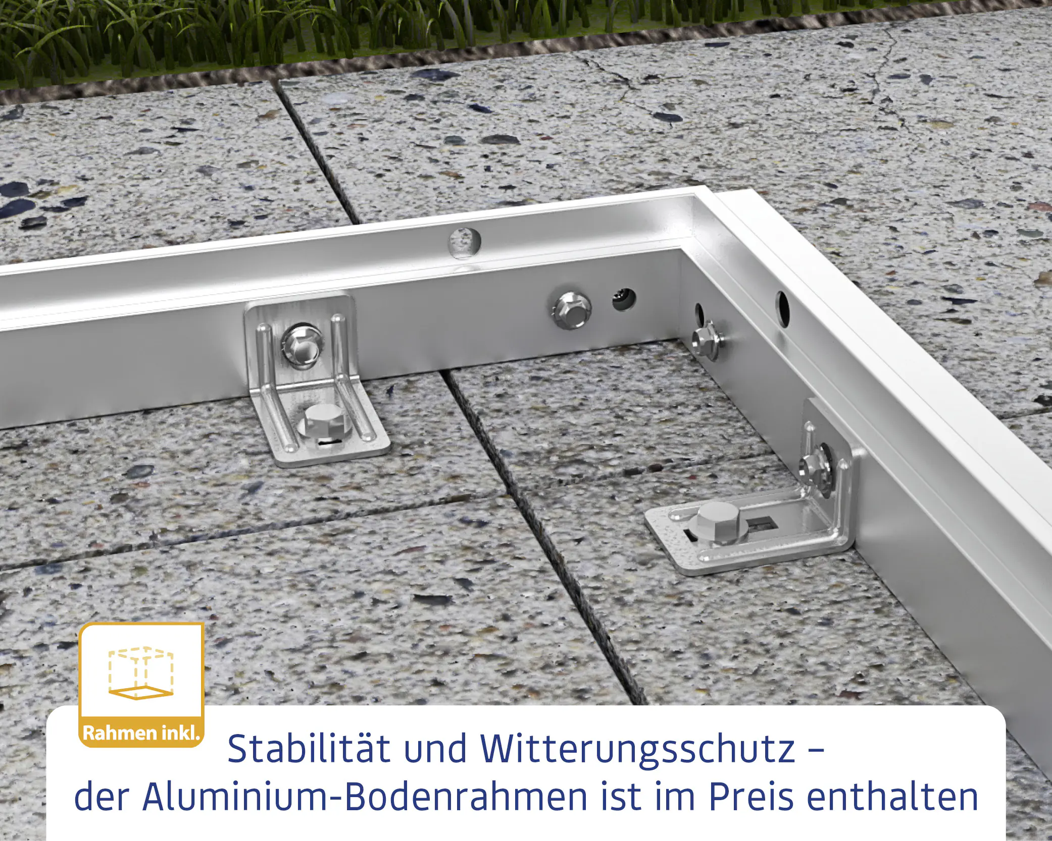 EcoStar Gerätehaus Elegant-P Typ 3 taubenblau 312,7 x 283,4 x 232,3 cm
