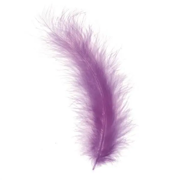 Glorex Marabufedern flieder ca. 15 Stück