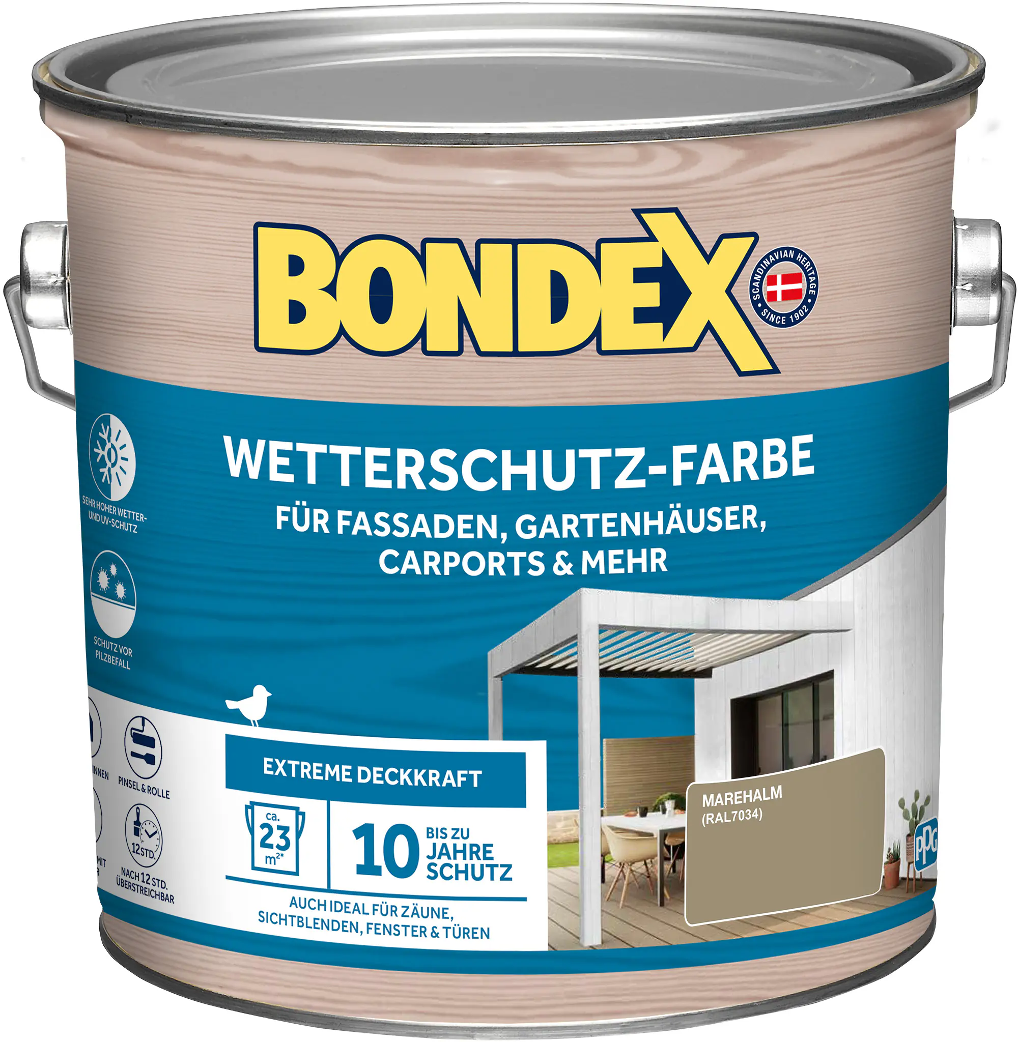Bondex Wetterschutzfarbe 2,5 L marehalm 