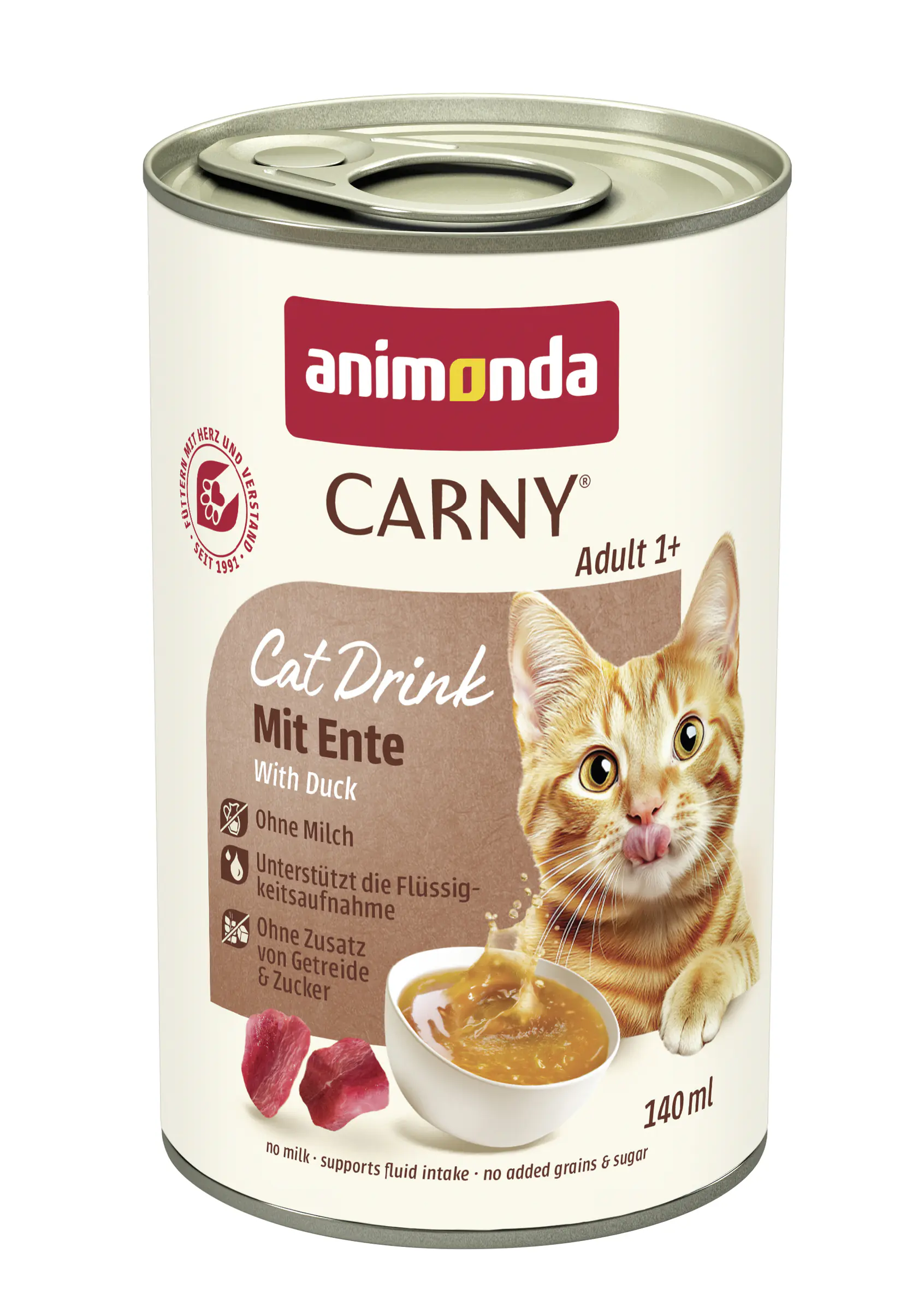 Animonda Carny Cat Drink Katzensnack Adult 140 ml Ente