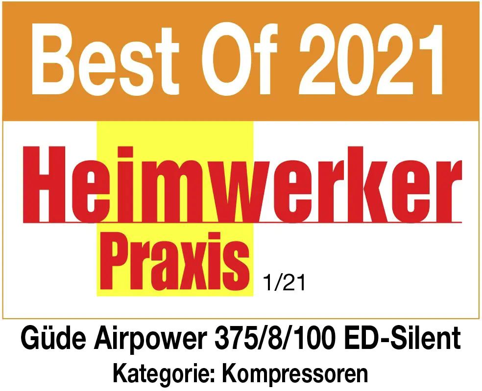 Güde Kompressor Airpower 375/8/100 ED-SILENT 8 bar 100 l 375 l/min 2,2 kW