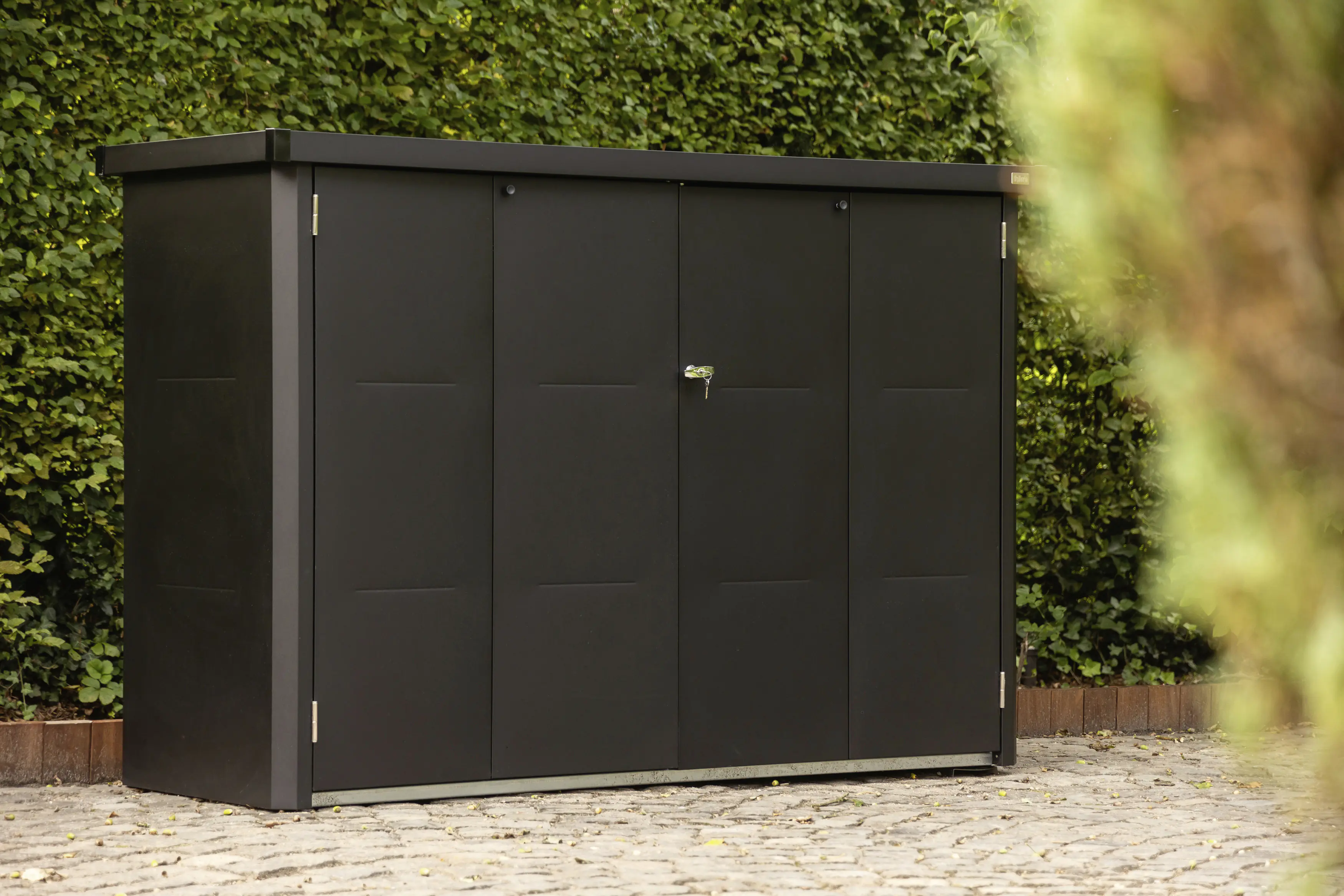 Telluria Fahrradbox Velotto schwarz 203 x 75 cm