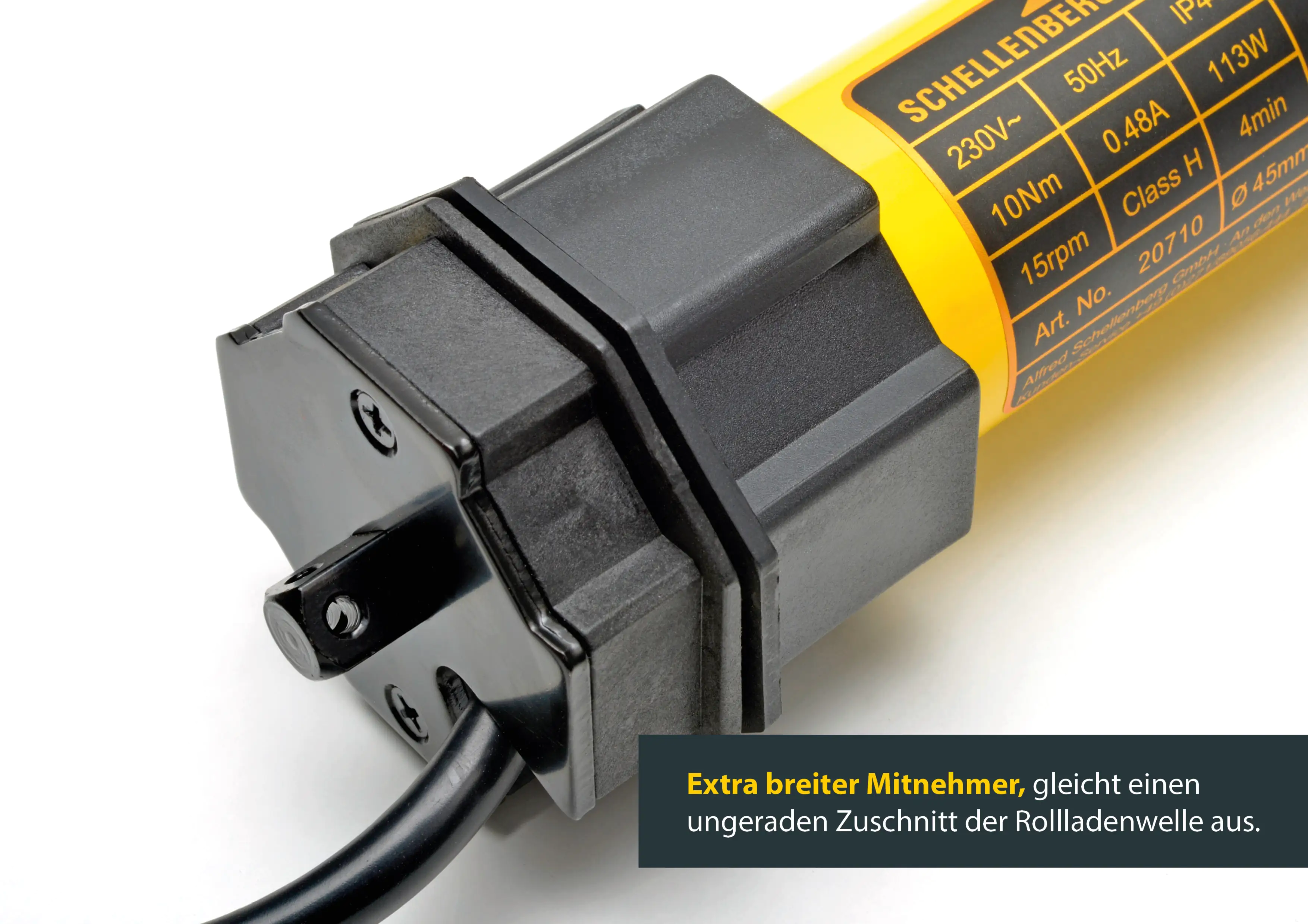 Schellenberg Rollladenmotor Maxi PLUS 10 Nm für 60 mm Achtkantwellen