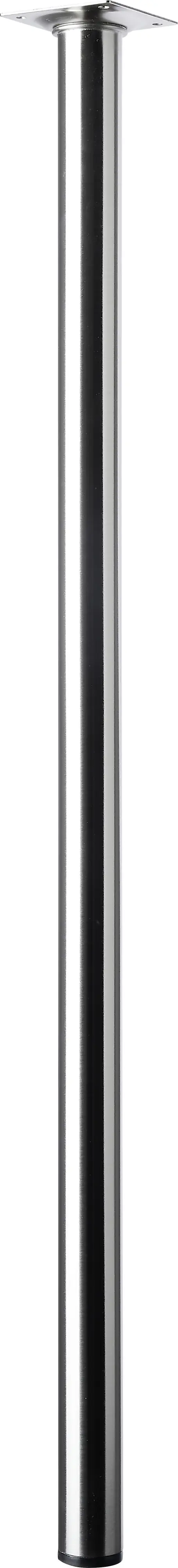 Hettich Tischbein 3,0 x 70 cm Edelstahl-Optik - 1 Stück