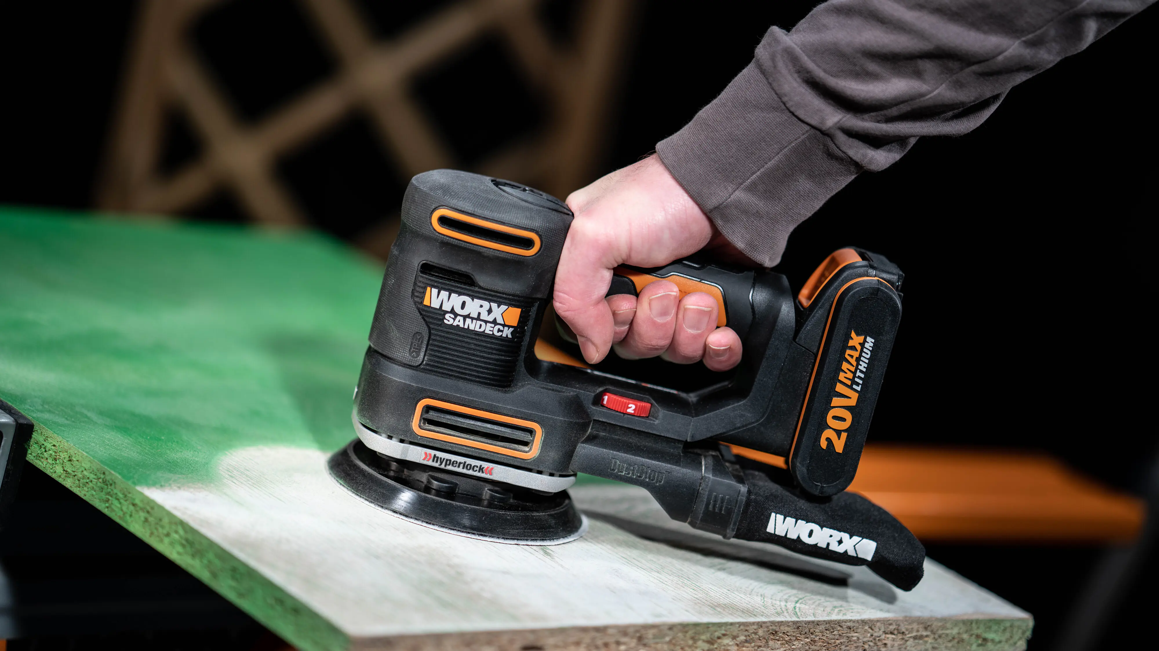 Worx Akku-Multischleifer Sonicrafter WX820 20 V inkl. Akku 2 Ah & Ladegerät