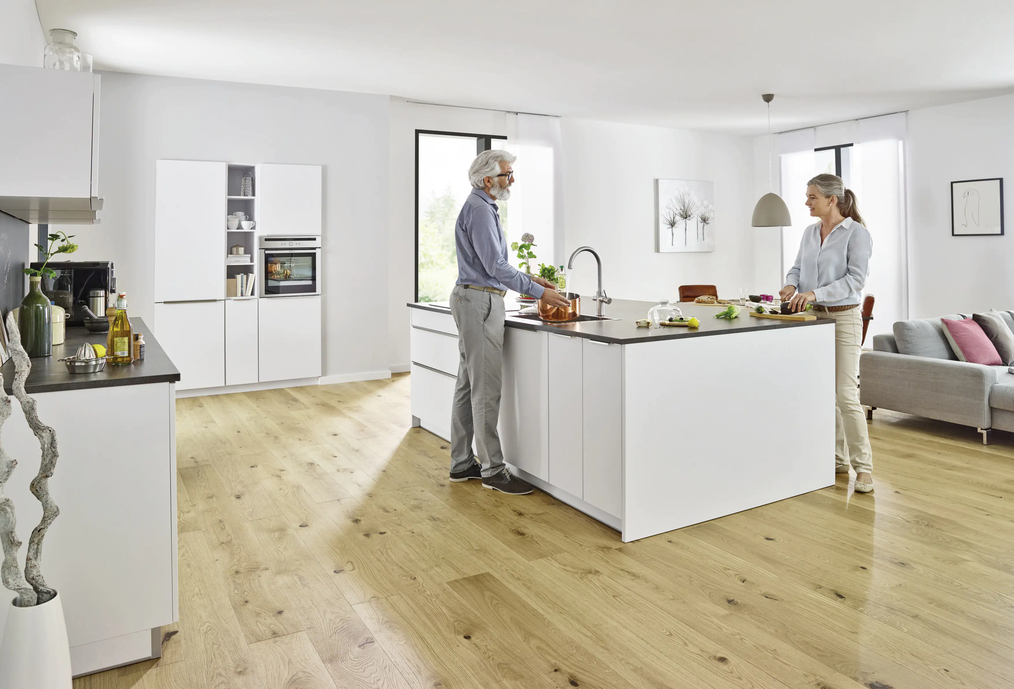 Grohe Blue Home C-Auslauf Starter Kit supersteel