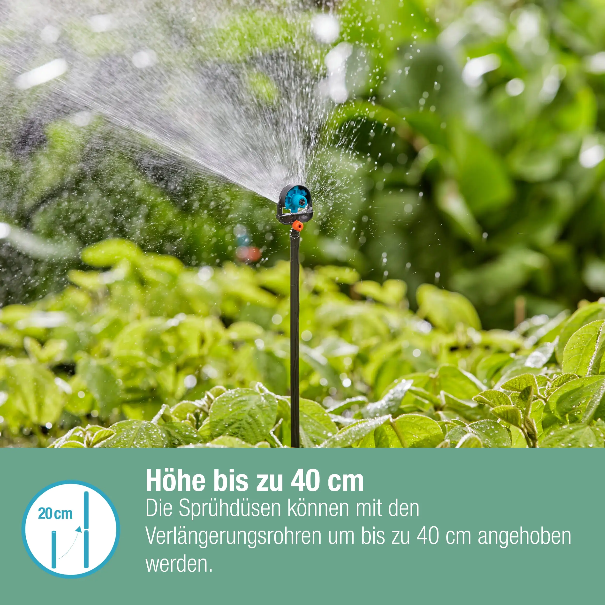 Gardena Verlängerungsrohr für Sprühdüsen