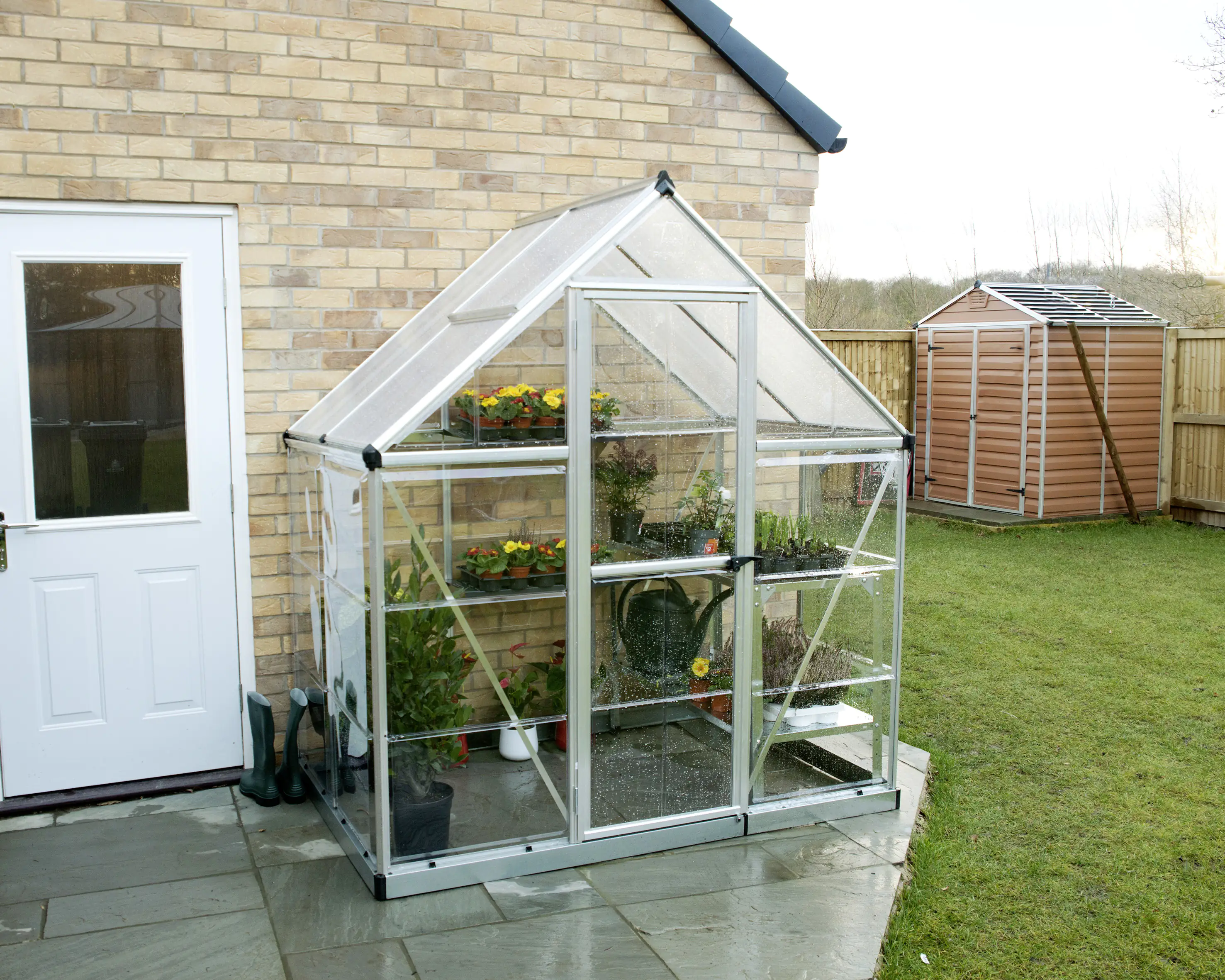 Canopia Gewächshaus Hybrid 6X4 silber 185 x 126 x 208 cm
