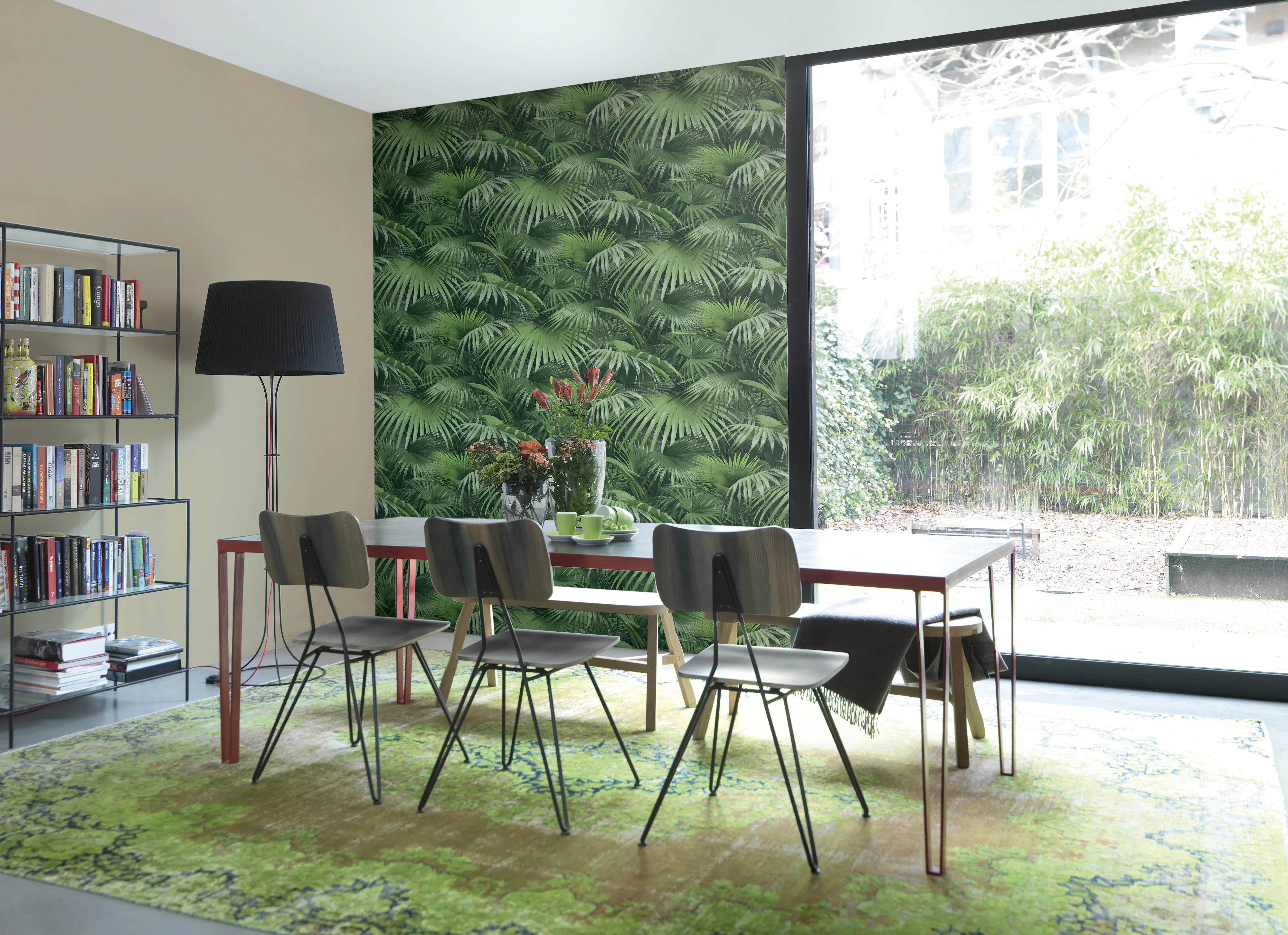 Rasch Vliestapete 524901 Crispy Paper floral grün 10,05 x 0,53 m