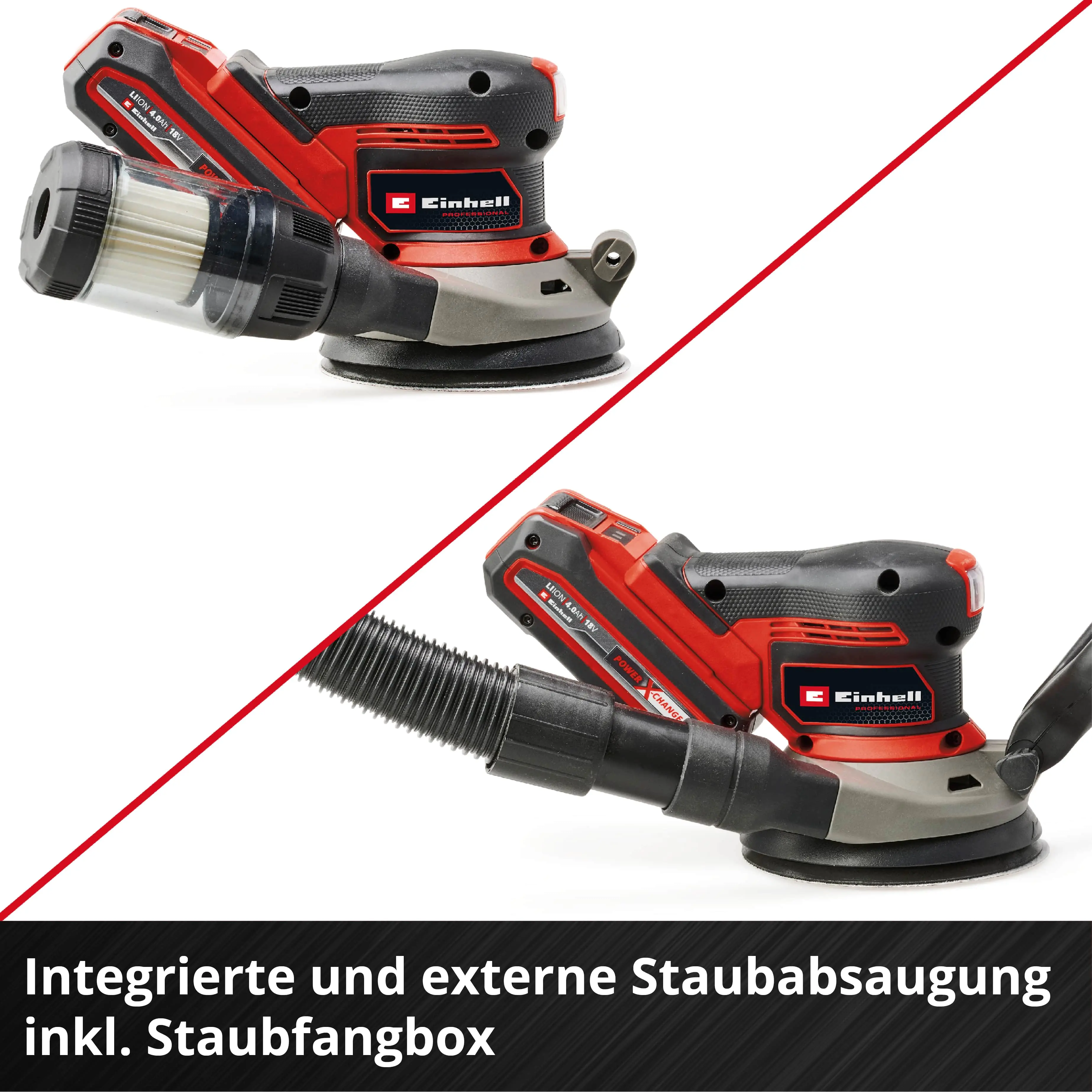 Einhell Professional Akku-Exzenterschleifer TP-RS 18/32 Li BL Solo