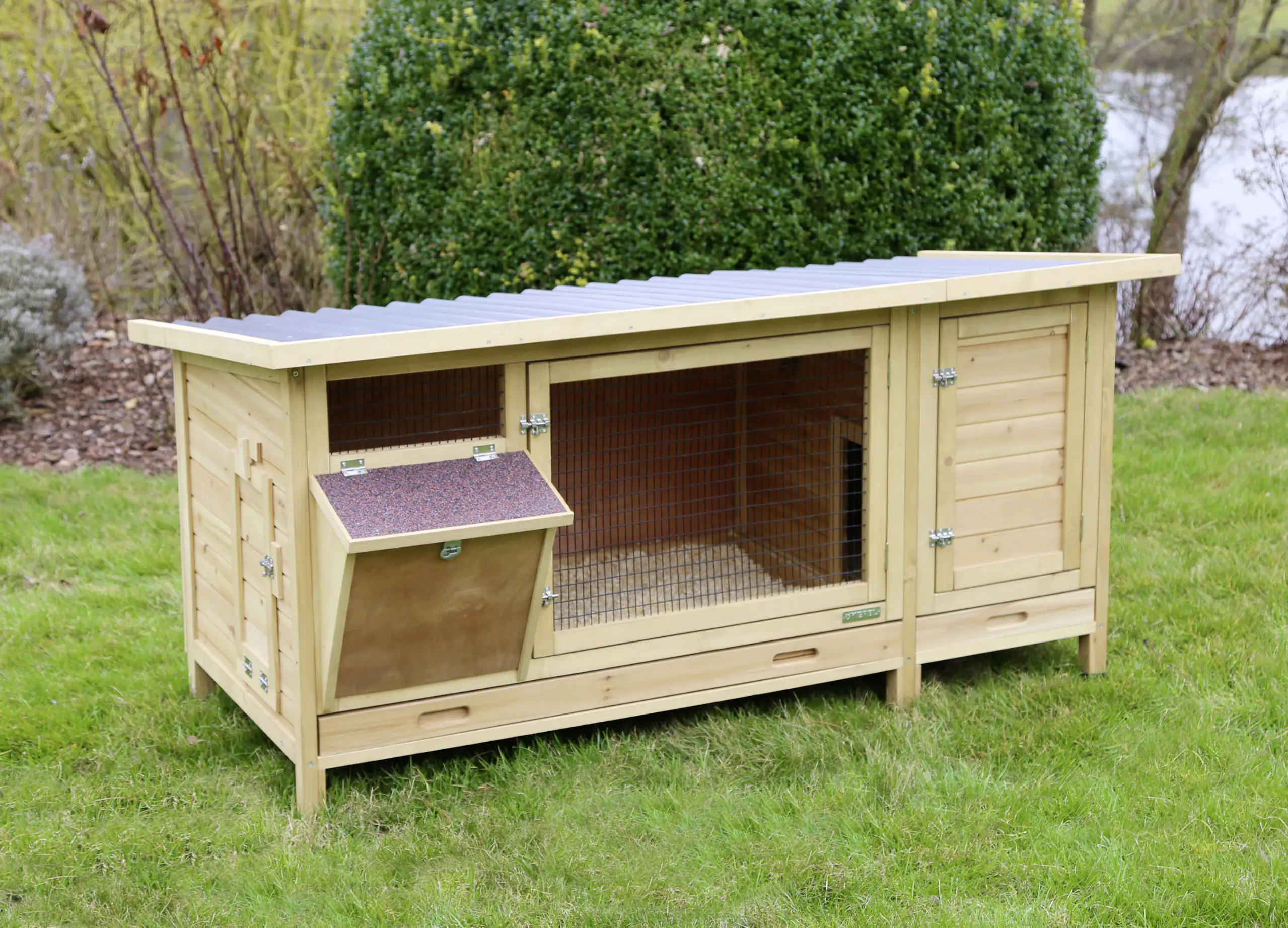Kerbl Kleintierstall XXL Vario mit Heuraufe LxBxH: 155x76x80cm
