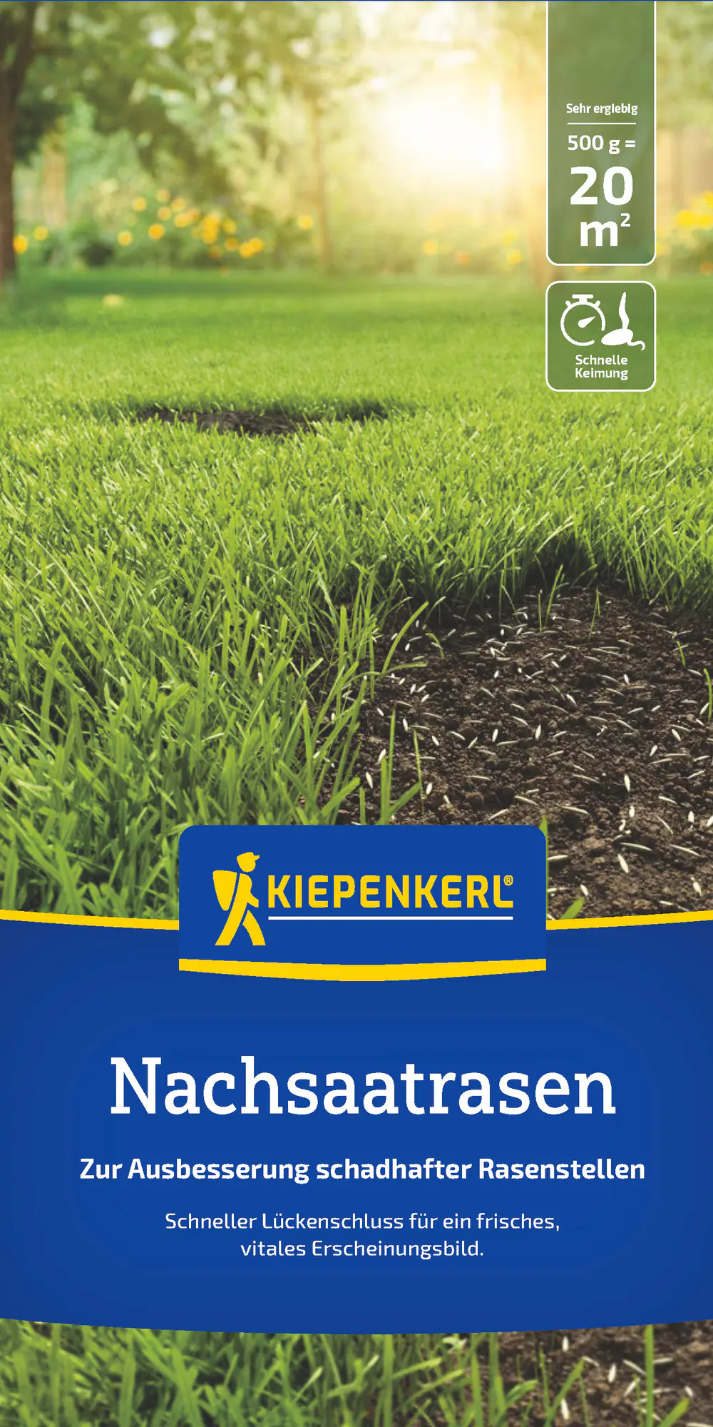 Kiepenkerl Saatgut Nachsaatrasen 500 g für ca. 20 m²