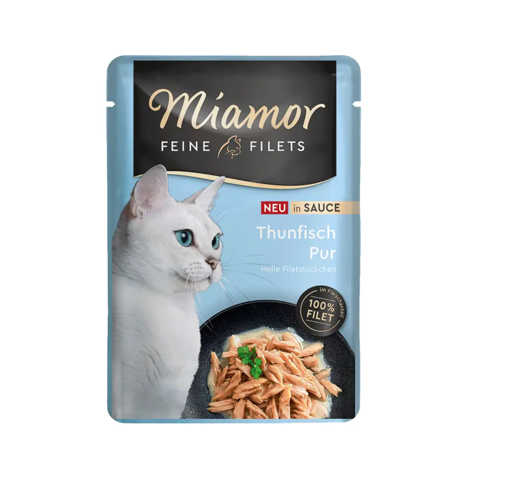 Miamor Katzennassfutter Feine Filets Thunfisch in Sauce 100 g
