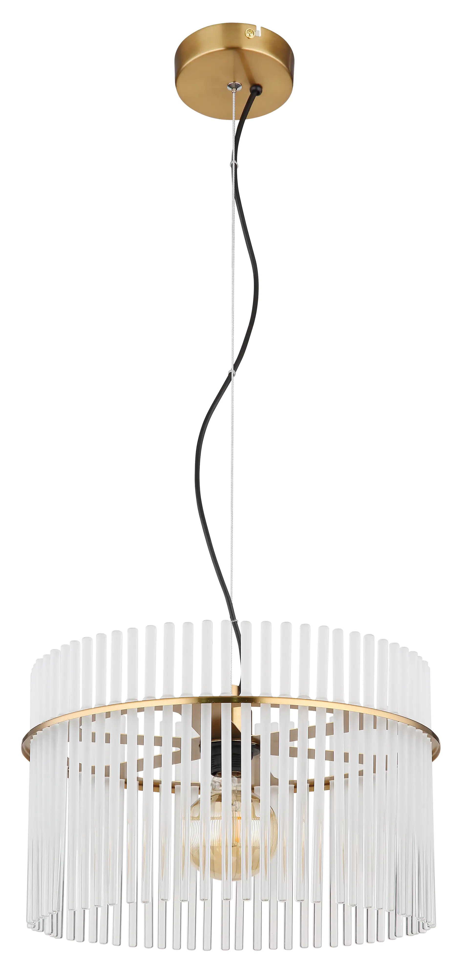 Globo Deckenleuchte Gorley gold opal 40 x 125 cm E27