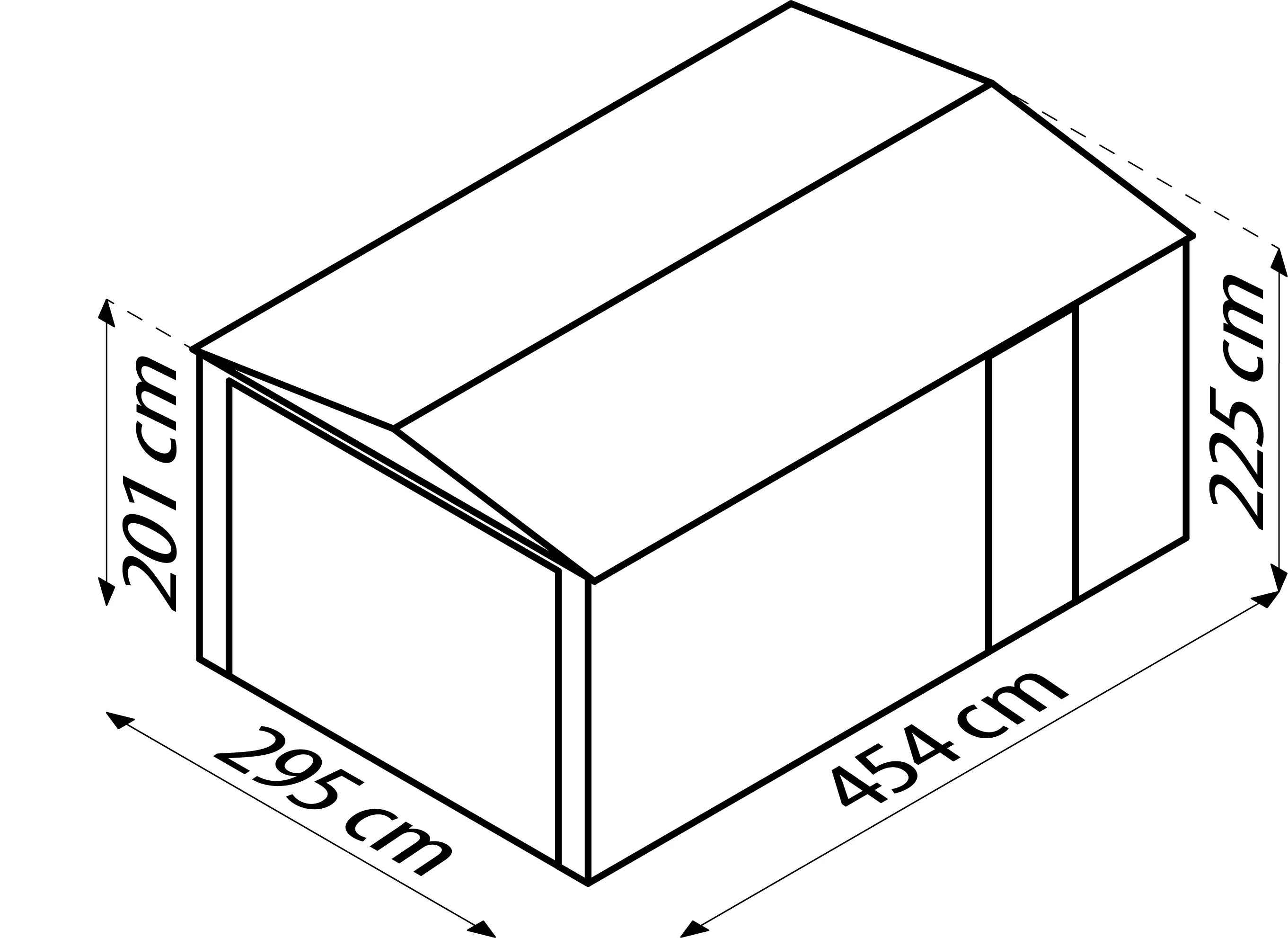 Globel Metallgerätehaus Parker MGR 1015 308 x 464 x 225 cm anthrazit