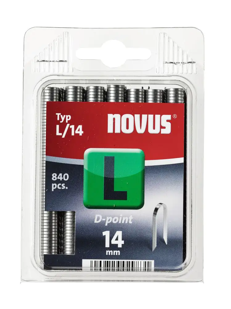Novus Kabelklammer Typ L 840 Stück