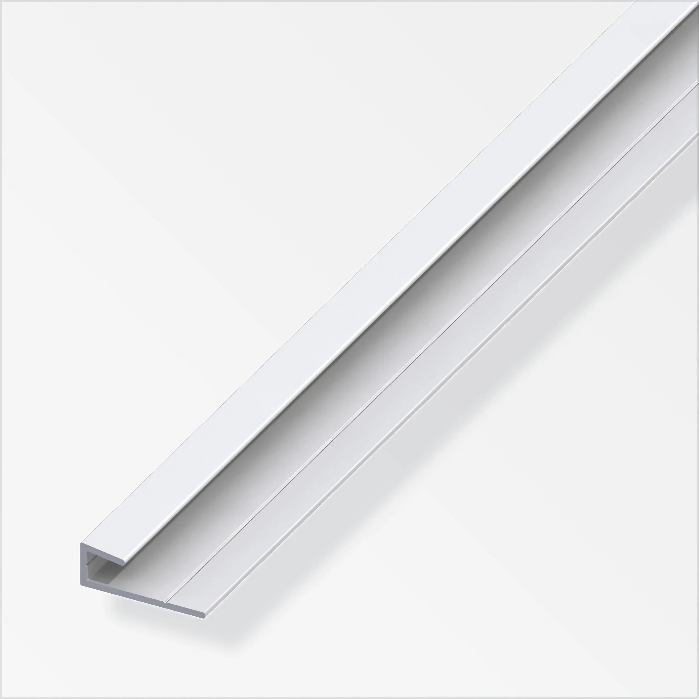 alfer Rahmeneinfass-Profil 1 m, 5.1 x 25 x 1.3 mm Alu eloxiert silber