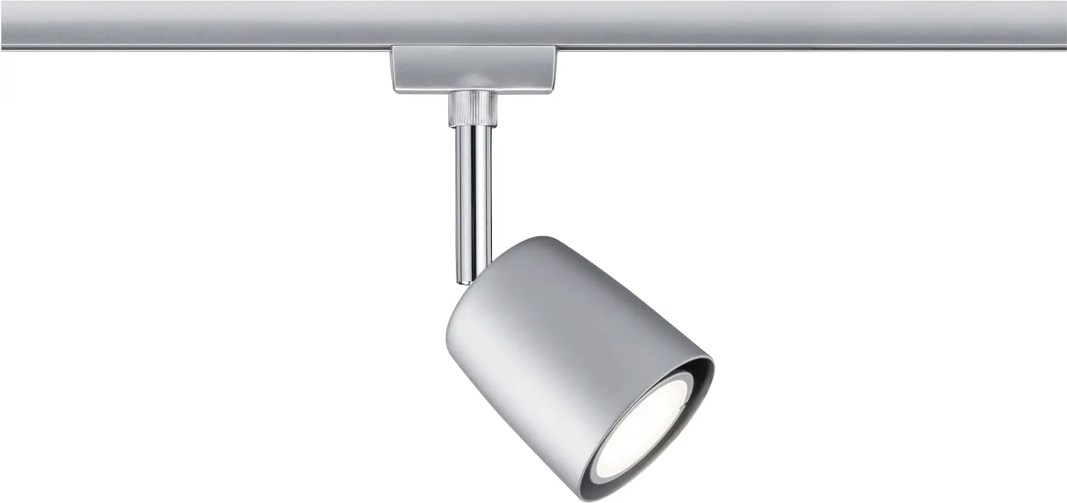 Paulmann URail Schienenspot Cover Basisset chrom 14 cm GU10 10 W dimmbar