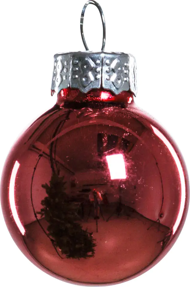 TrendLine Mini-Christbaumkugeln aus Glas Ø 2,5 cm gold-rose 100 Stück