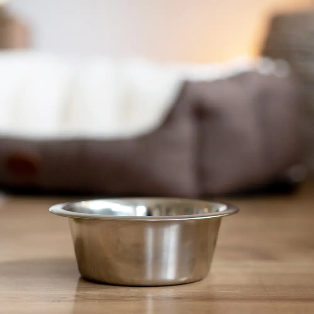 Nobby Hundenapf Edelstahl Ø 13 cm - 450 ml silber