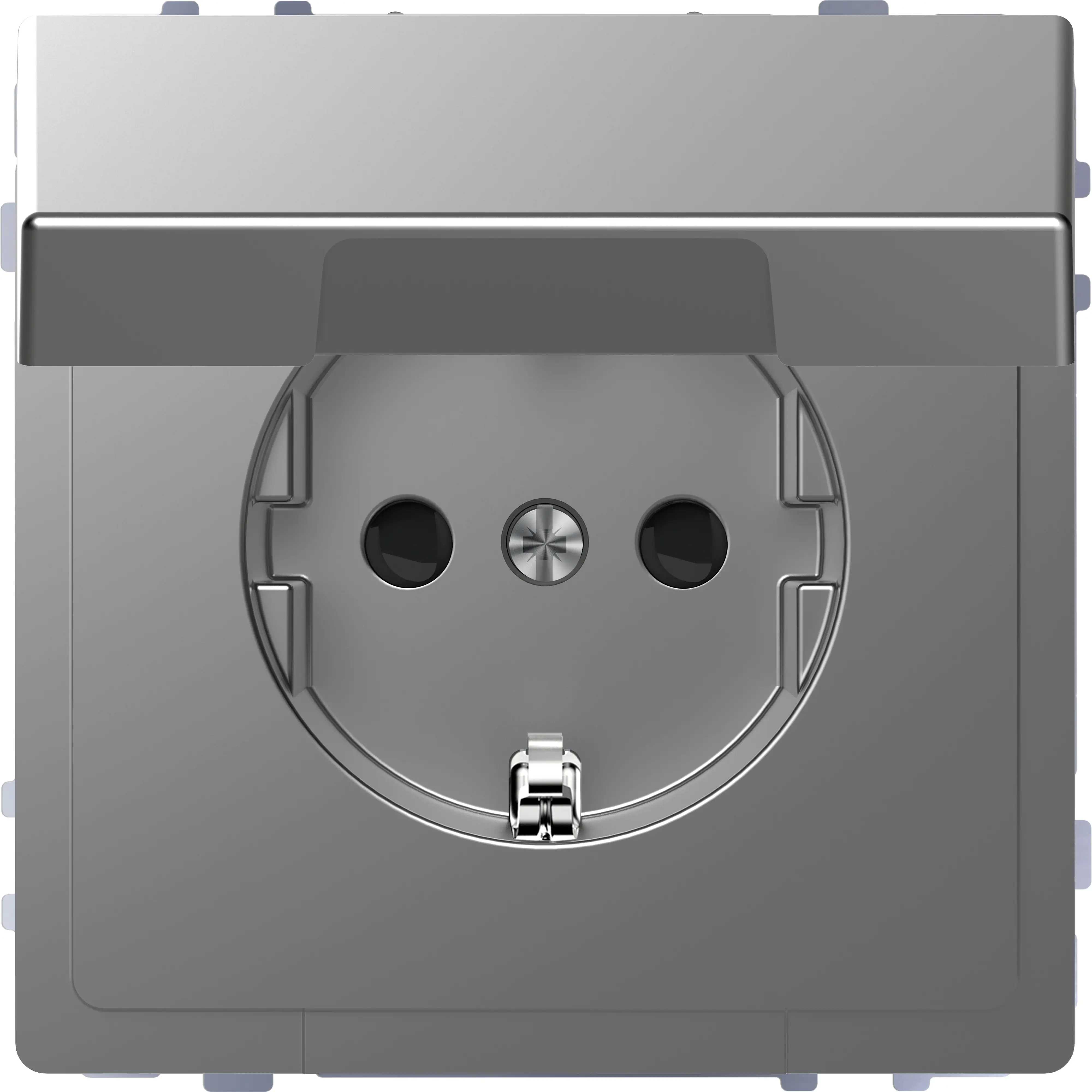 Merten Steckdose Serie Design, mit Klappdeckel, MEG2310-6036