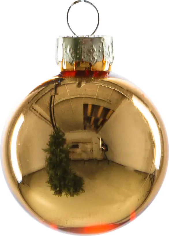 TrendLine Weihnachtskugeln aus Glas Ø 3,5 cm gold 16 Stück