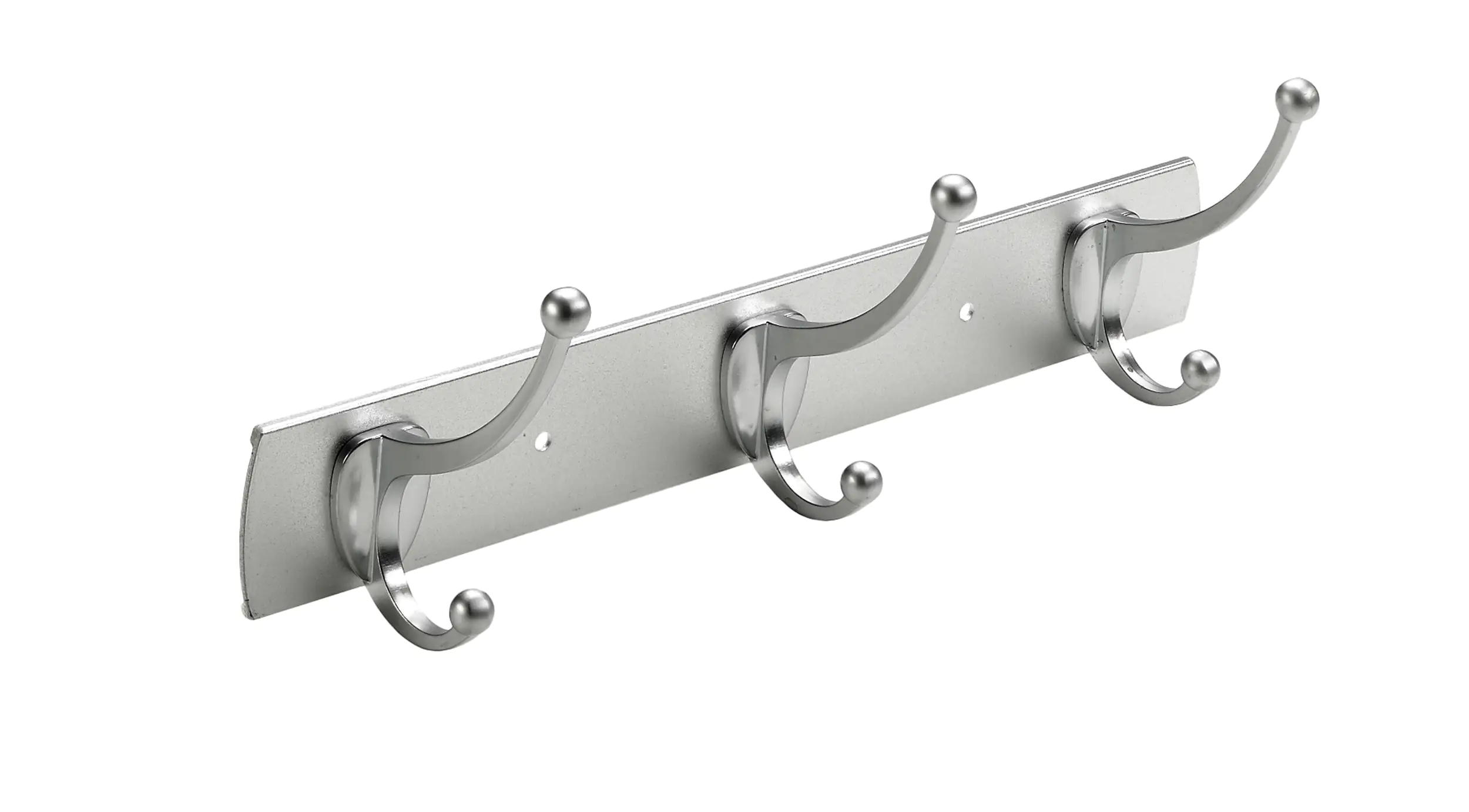 Hettich Garderobenleiste 3 Haken 31,5 x 11,0 x 8,0 cm silber