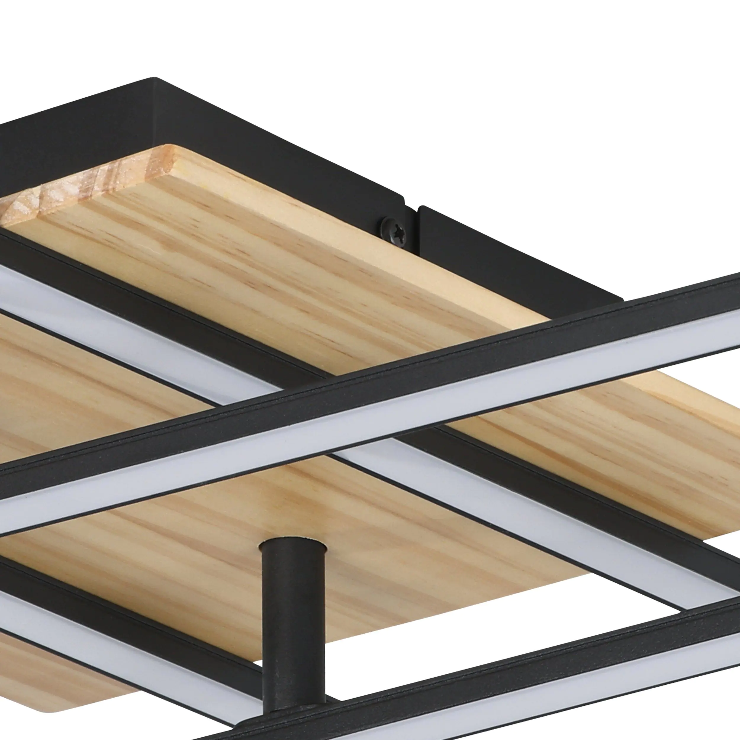 Eglo Led Deckenleuchte Marinello 1 schwarz, braun