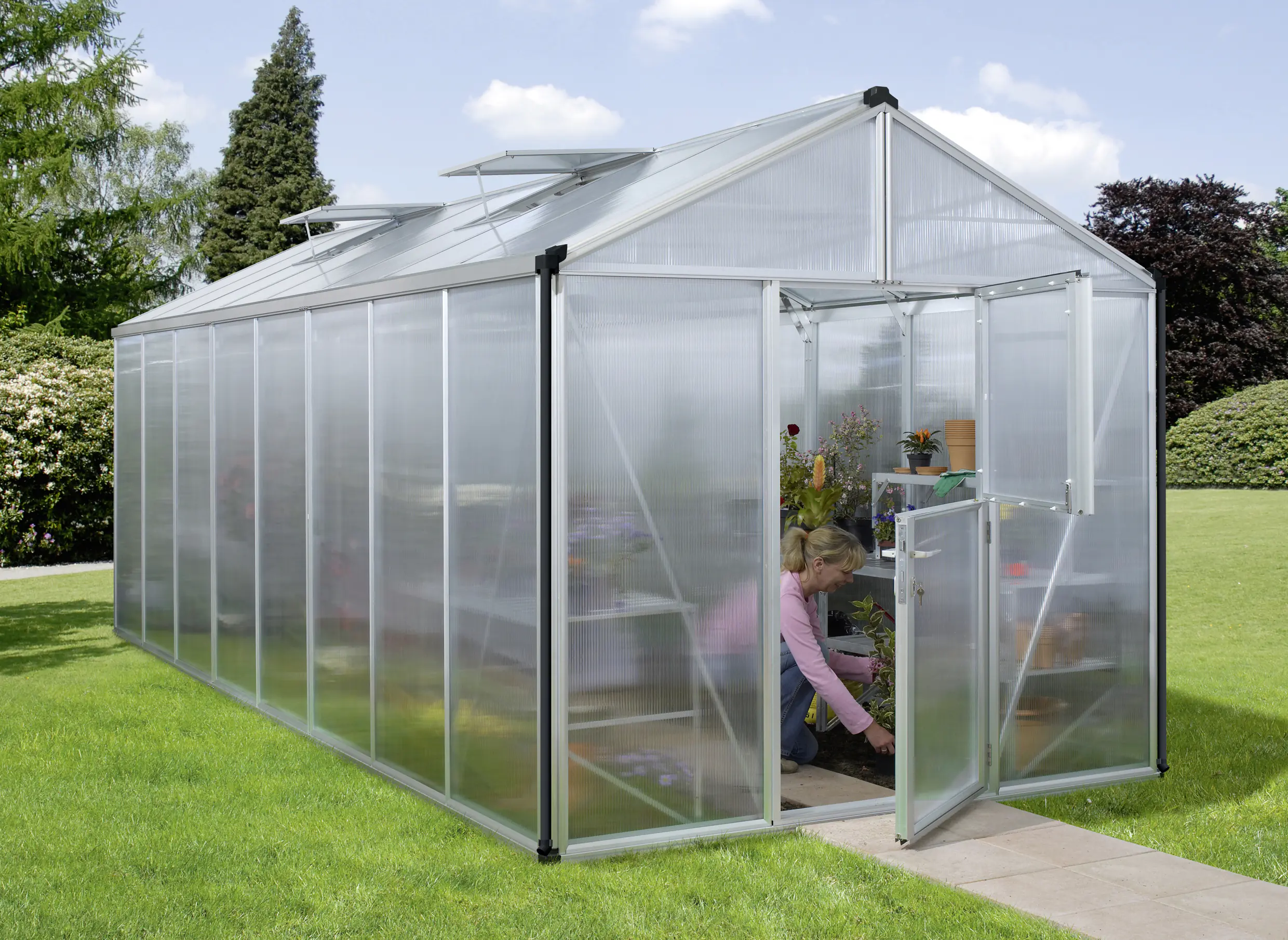 Vitavia Gewächshaus Zeus 15700 HPK 10 mm 266 x 622 cm
