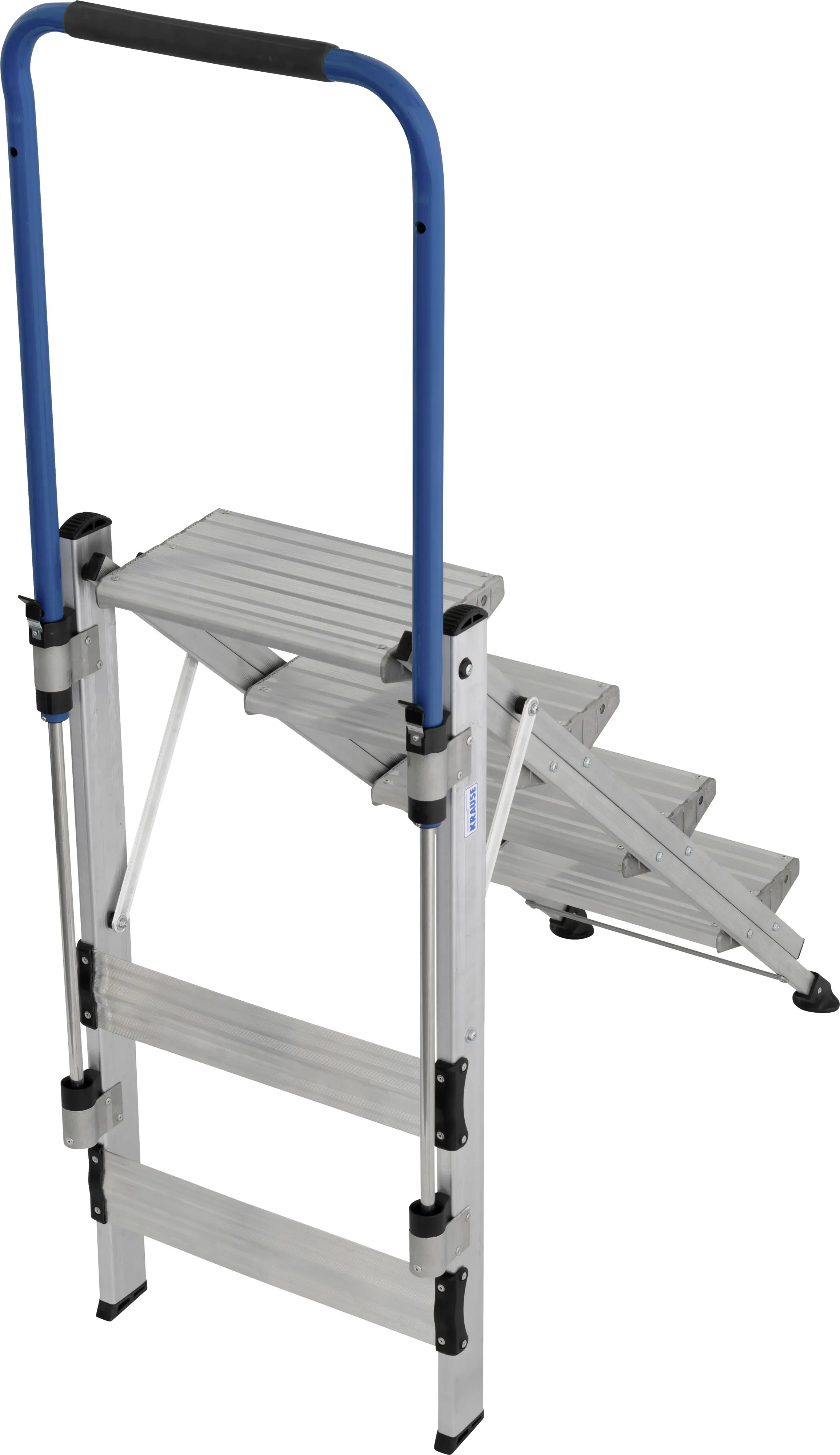 Krause Klapptreppe Stabilo 4 Stufen 95 cm mit Bügel