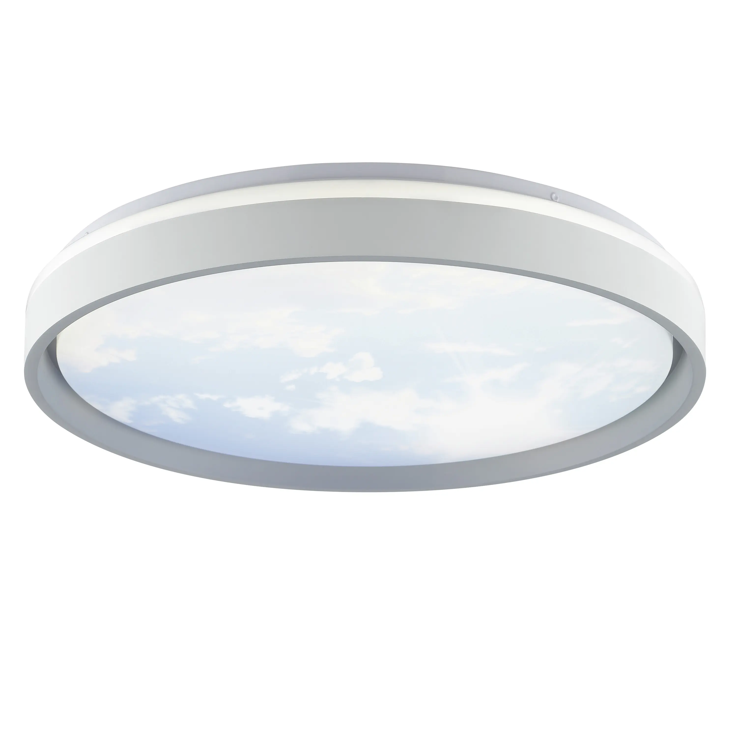 Brilliant LED-Deckenlampe Sky-Dream Ø49 cm metall grau CCT