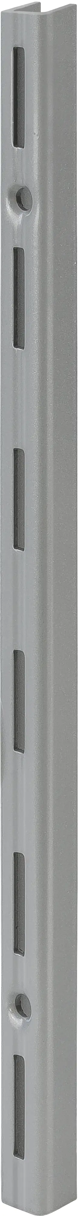 TrendLine Wandschiene 1-reihig grau 200 x 1,5 cm