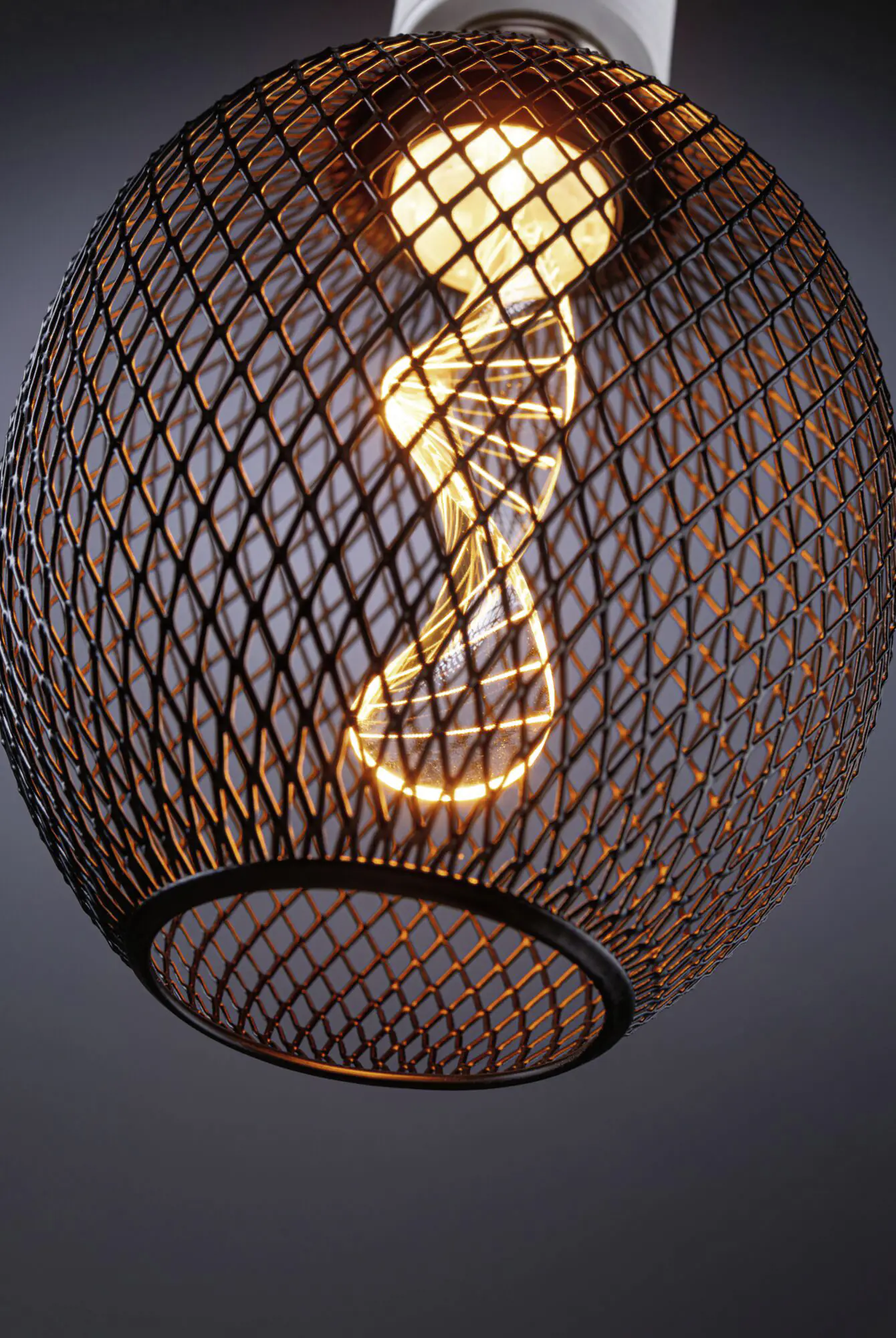 Paulmann LED Deko-Leuchtmittel Metallic Glow Helix E27 3,5 W warmweiß