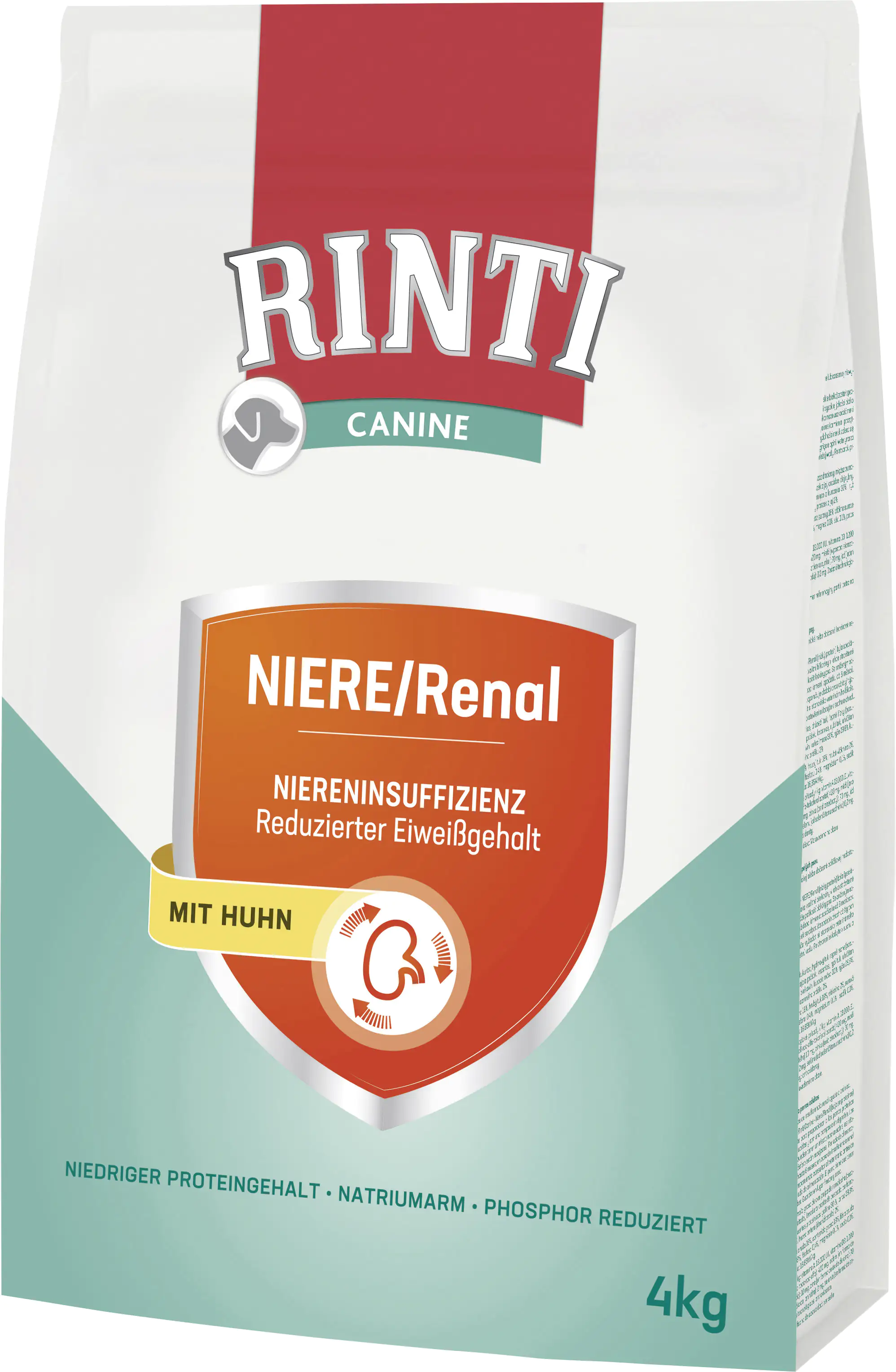 Rinti Canine Hundetrockenfutter Adult Light 4 kg Huhn