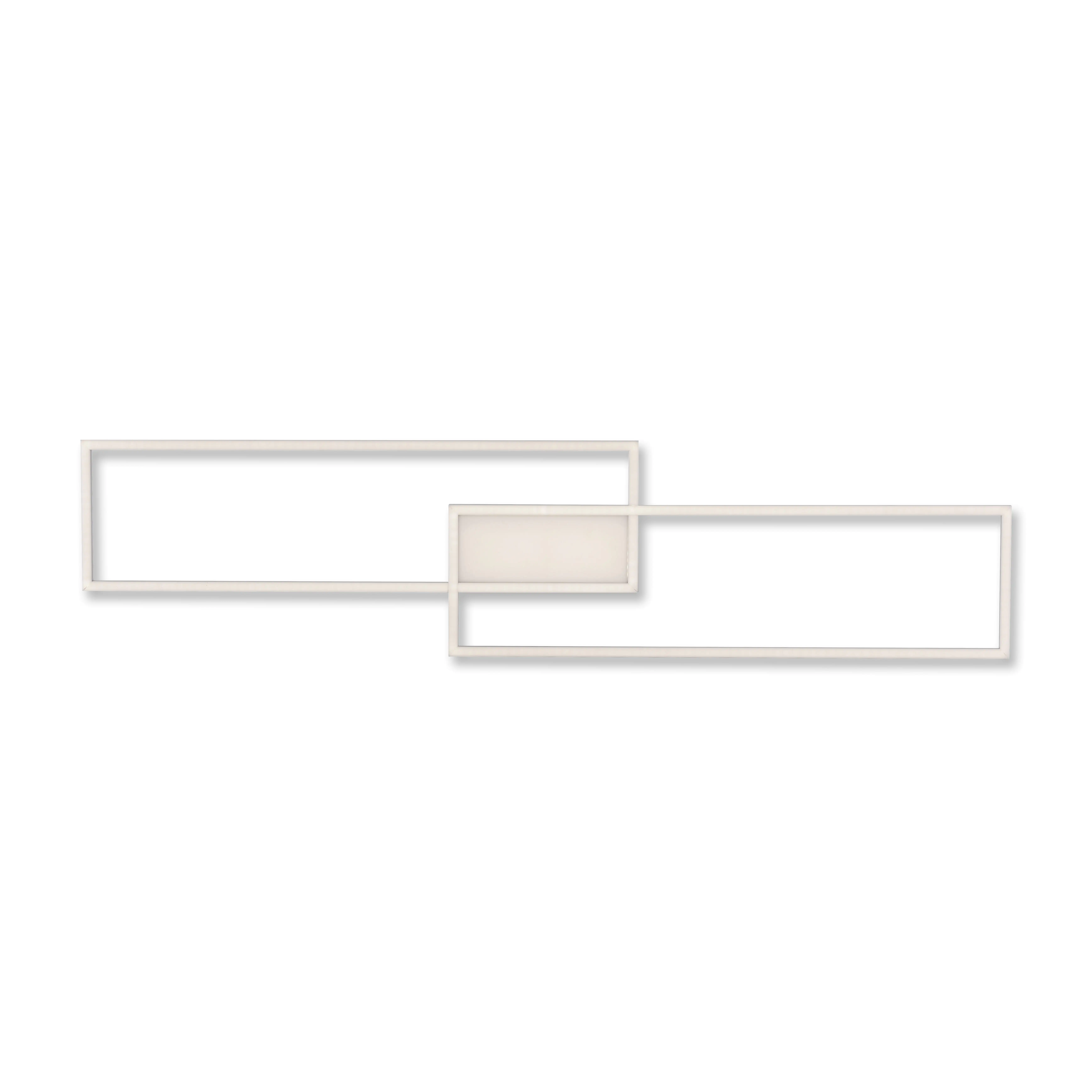 JustLight LED CCT Deckenleuchte Asmin nickel-matt 109,5 x 26 cm