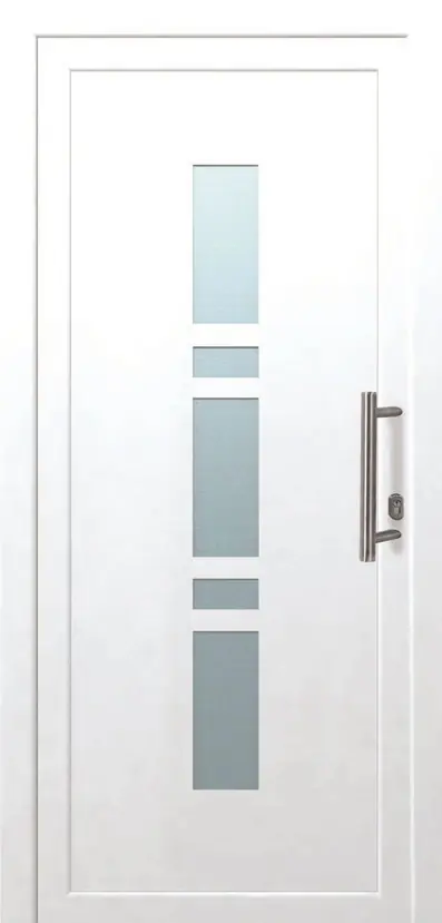 Panto Haustür Modell SMK 017 DIN rechts weiß 110 x 210 cm