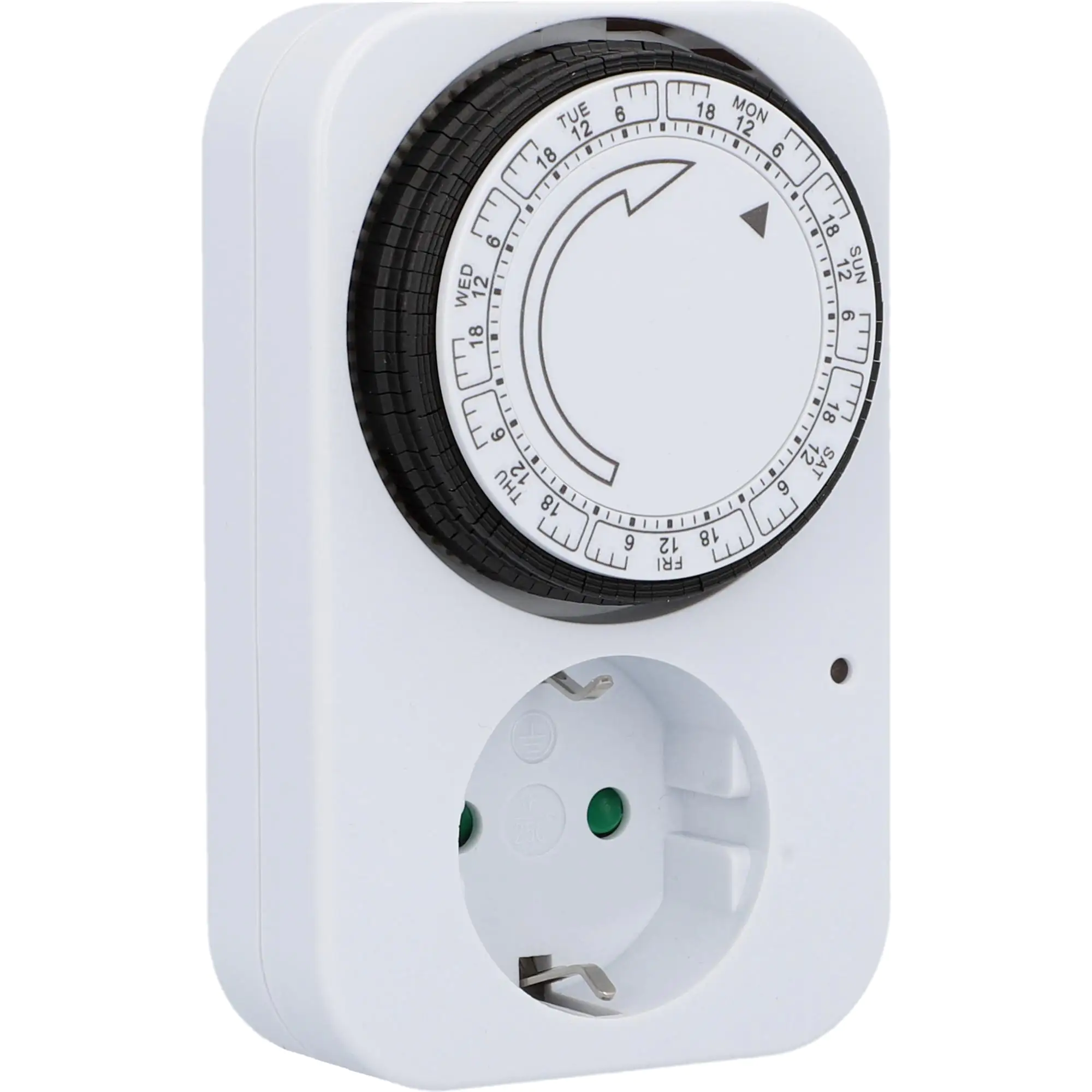 Wochenzeitschaltuhr analog weiß max. 3.500 W