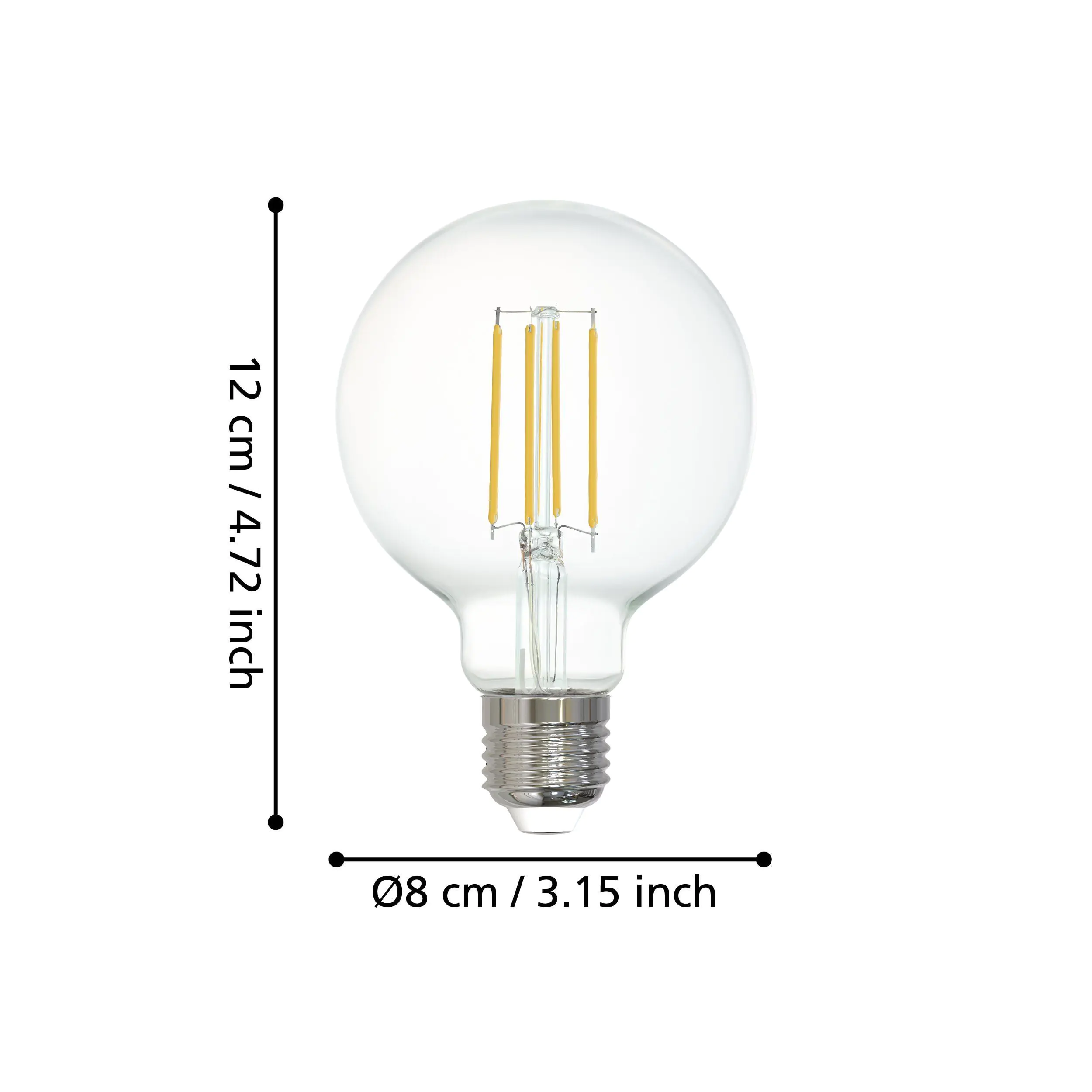 Eglo Connect LED Leuchtmittel-Z G80 Globeform E27-6W Smart Home connect.Z