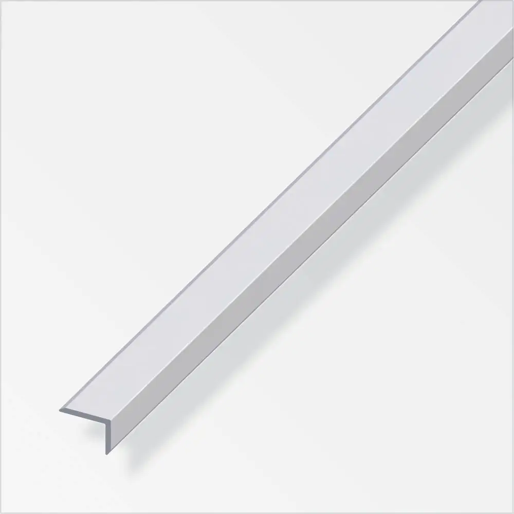 alfer Kantenschutz-Profil 1 m, 19 x 8 x 1.6 mm Aluminium eloxiert silber