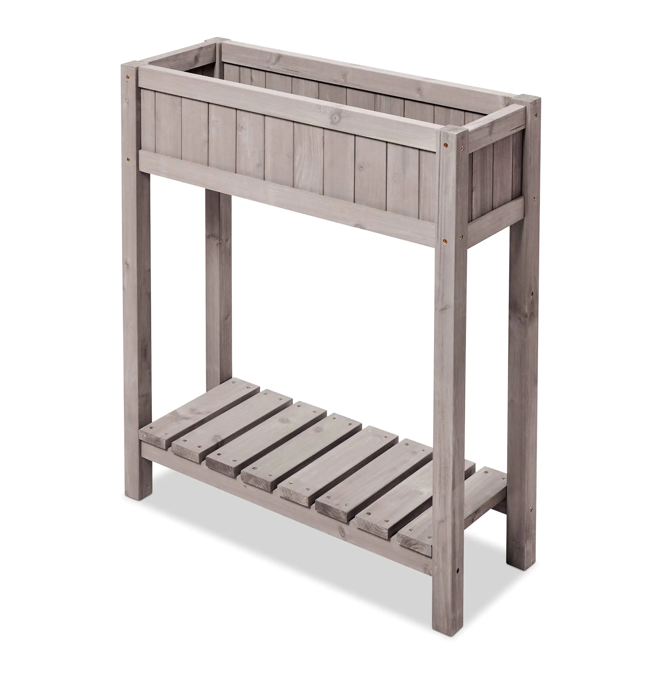 Butenkist Hochbeet Dete Holz mit Pflanzvlies 75 x 28 x 85 cm