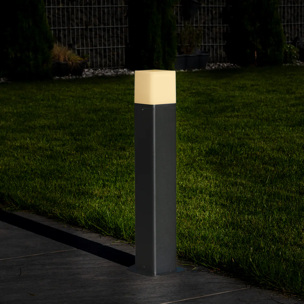 Unitec Wegeleuchte M E27 anthrazit 50 cm