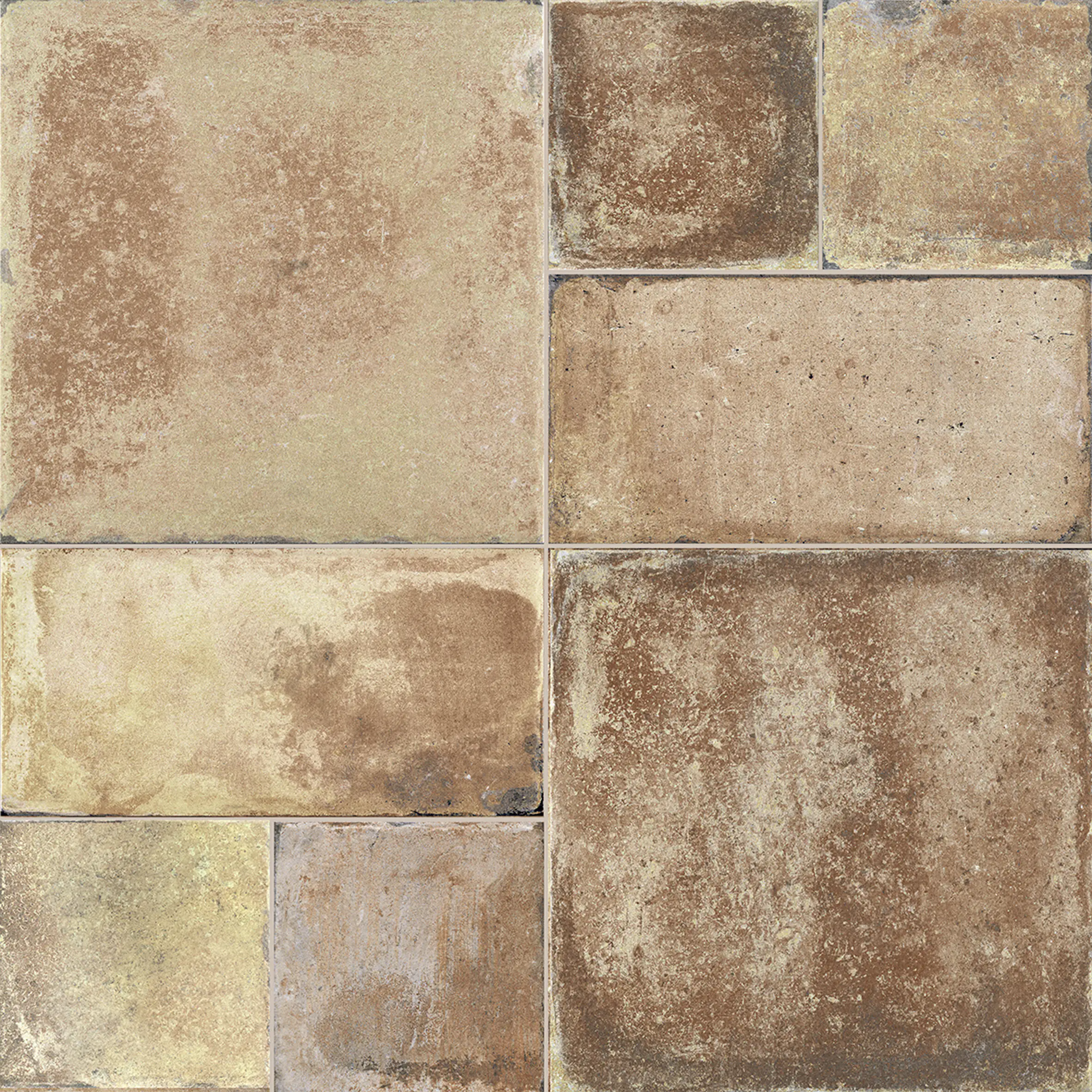 Bodenfliese Feinsteinzeug Romana verschiedene Formate rustico